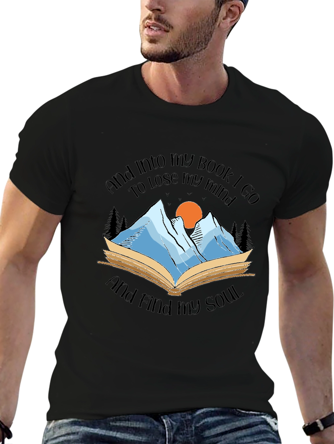 Black Book Lover Tee: Lose Your Mind, Find Your Soul view 6