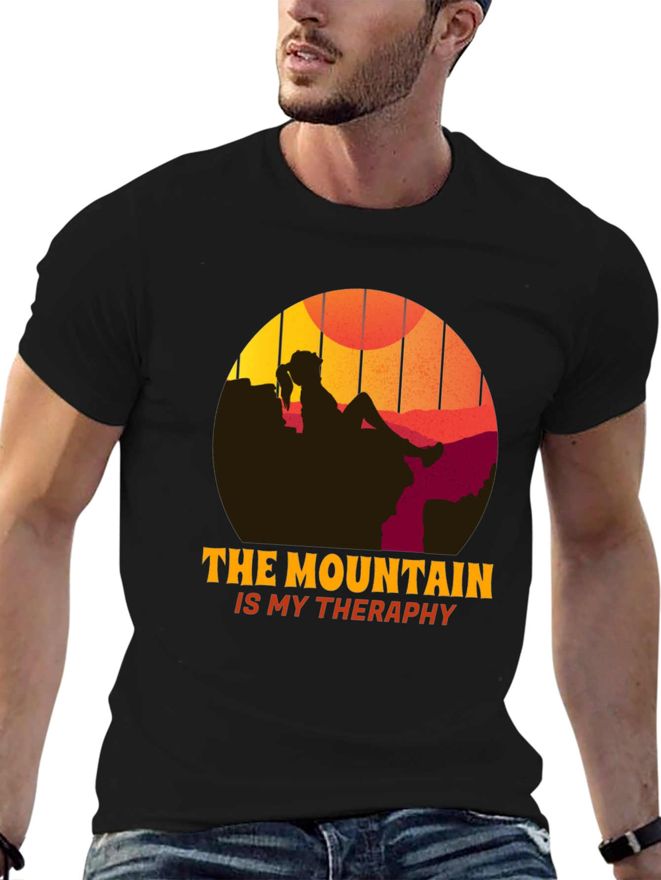 Black Mountain Therapy T-Shirt view 6