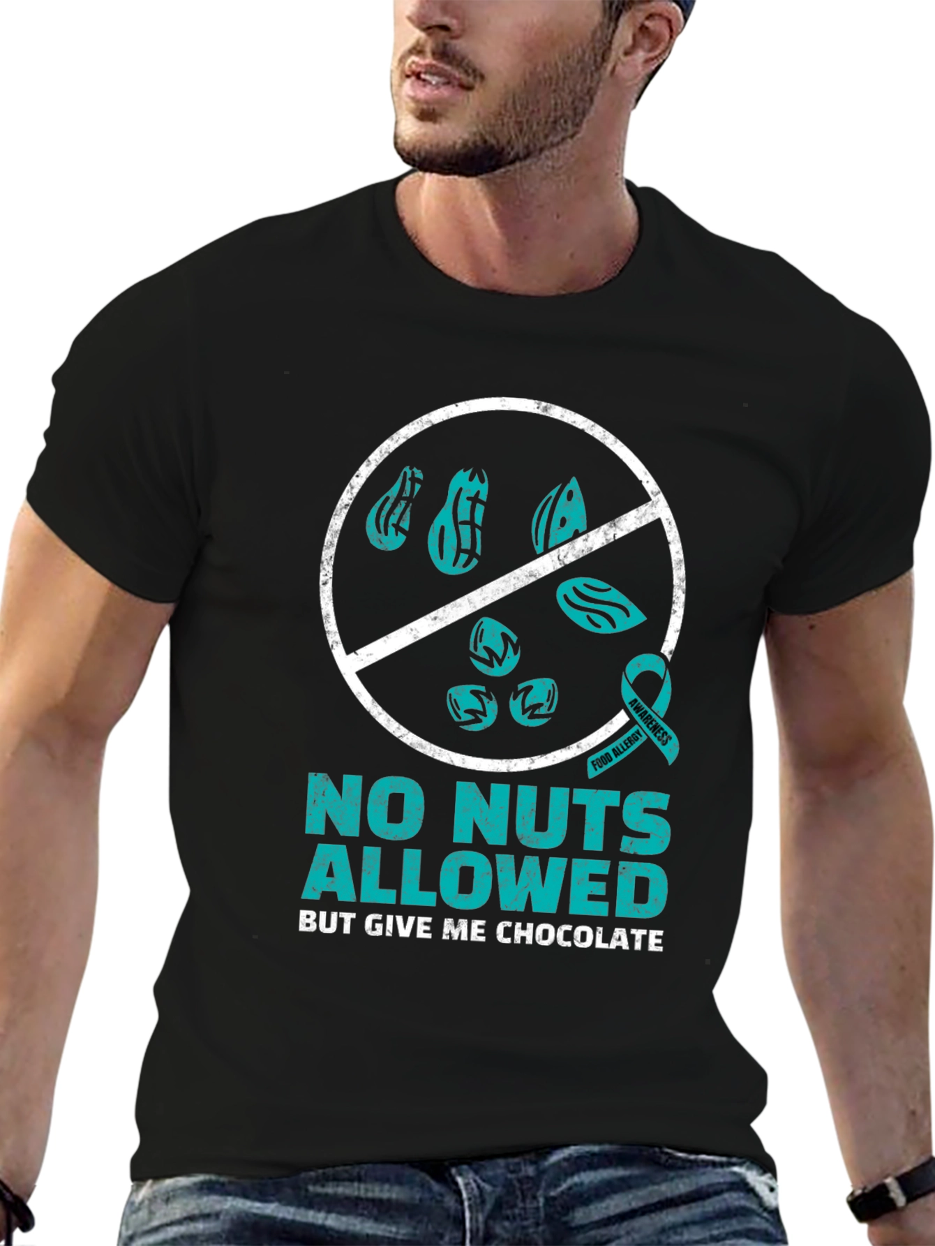 No Nuts Allowed T-Shirt - Food Allergy Awareness - 6