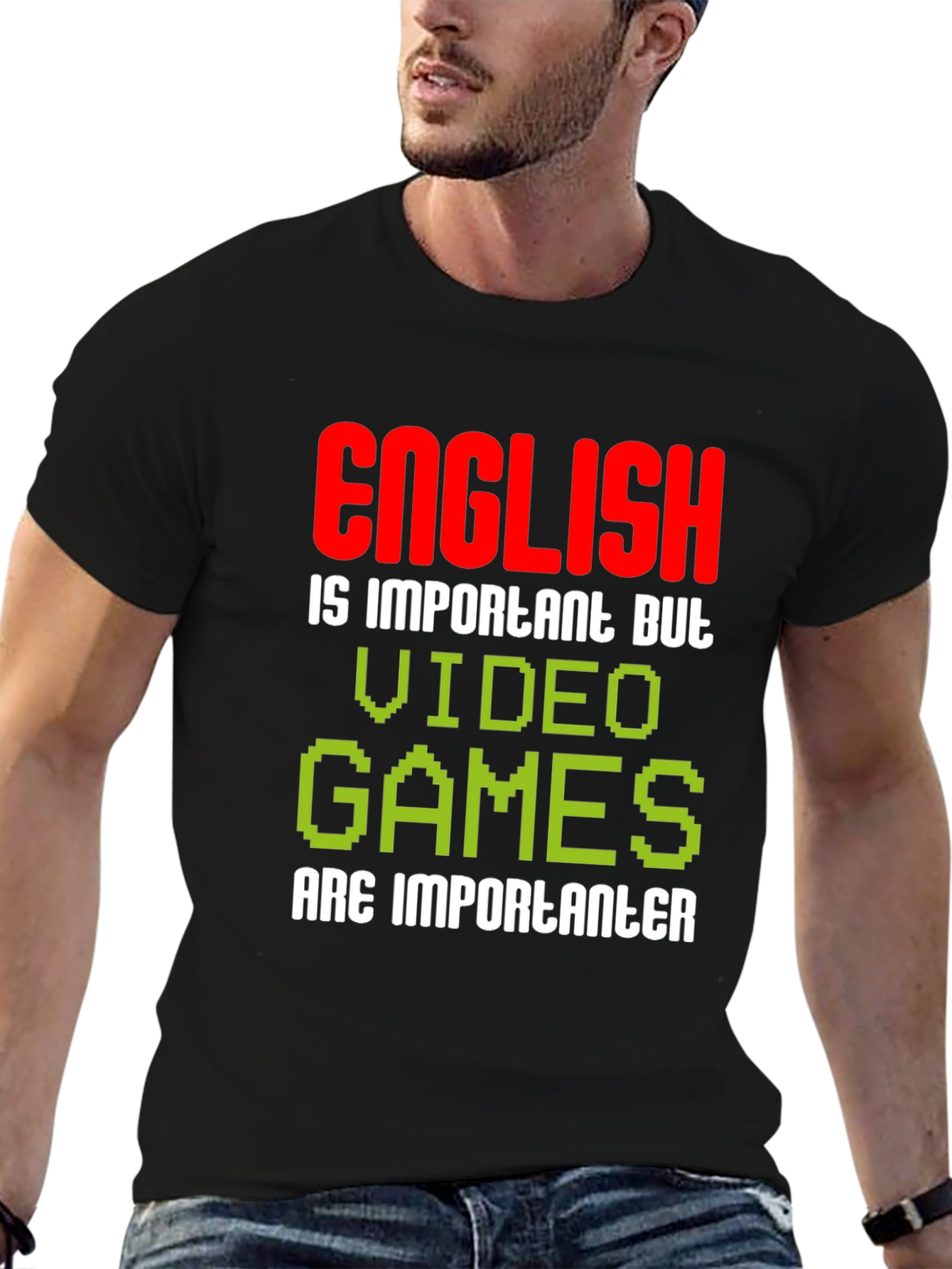 Black Video Games are Importanter T-Shirt view 6