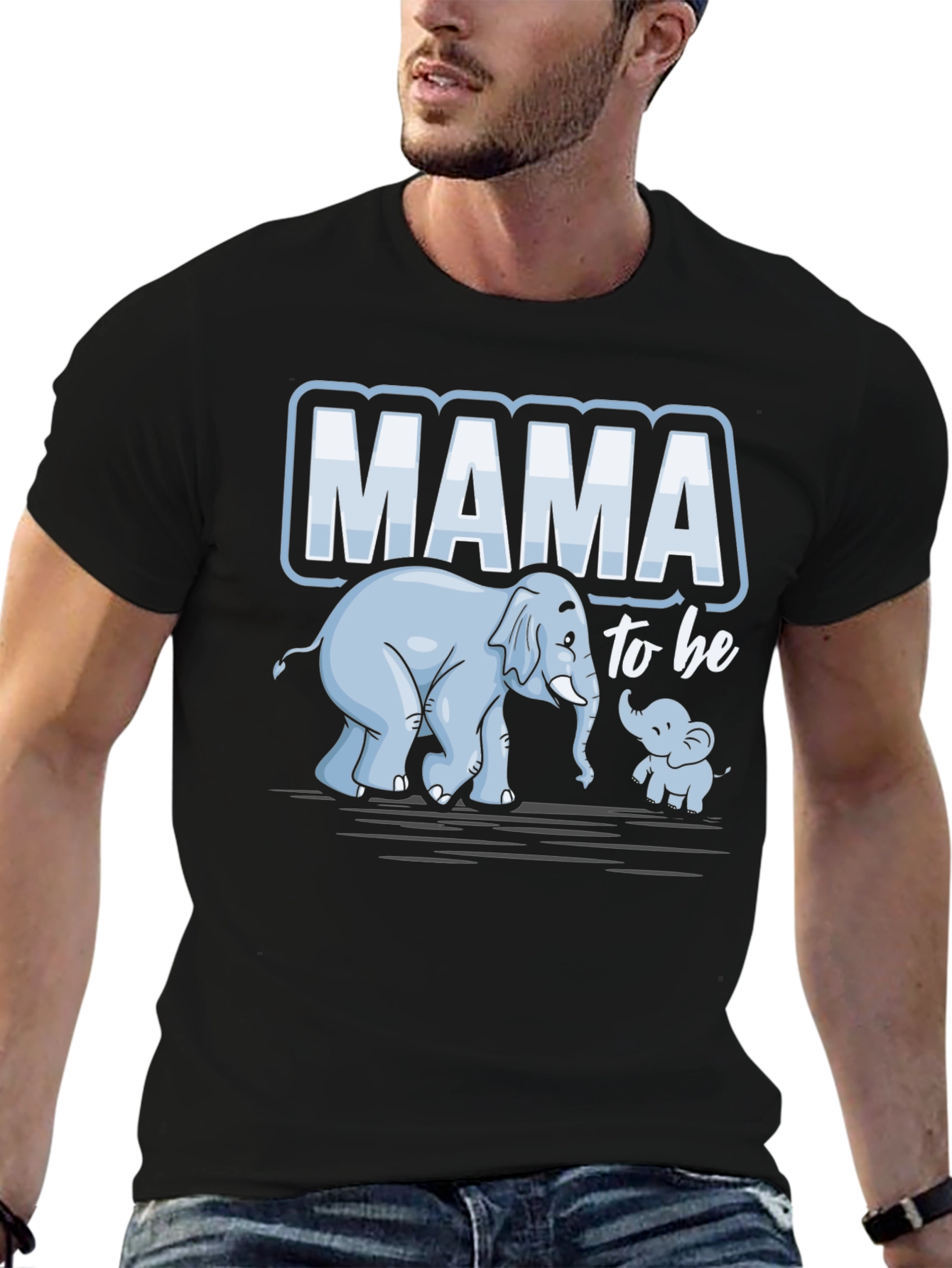 Mama to Be Elephant Graphic Tee - 6
