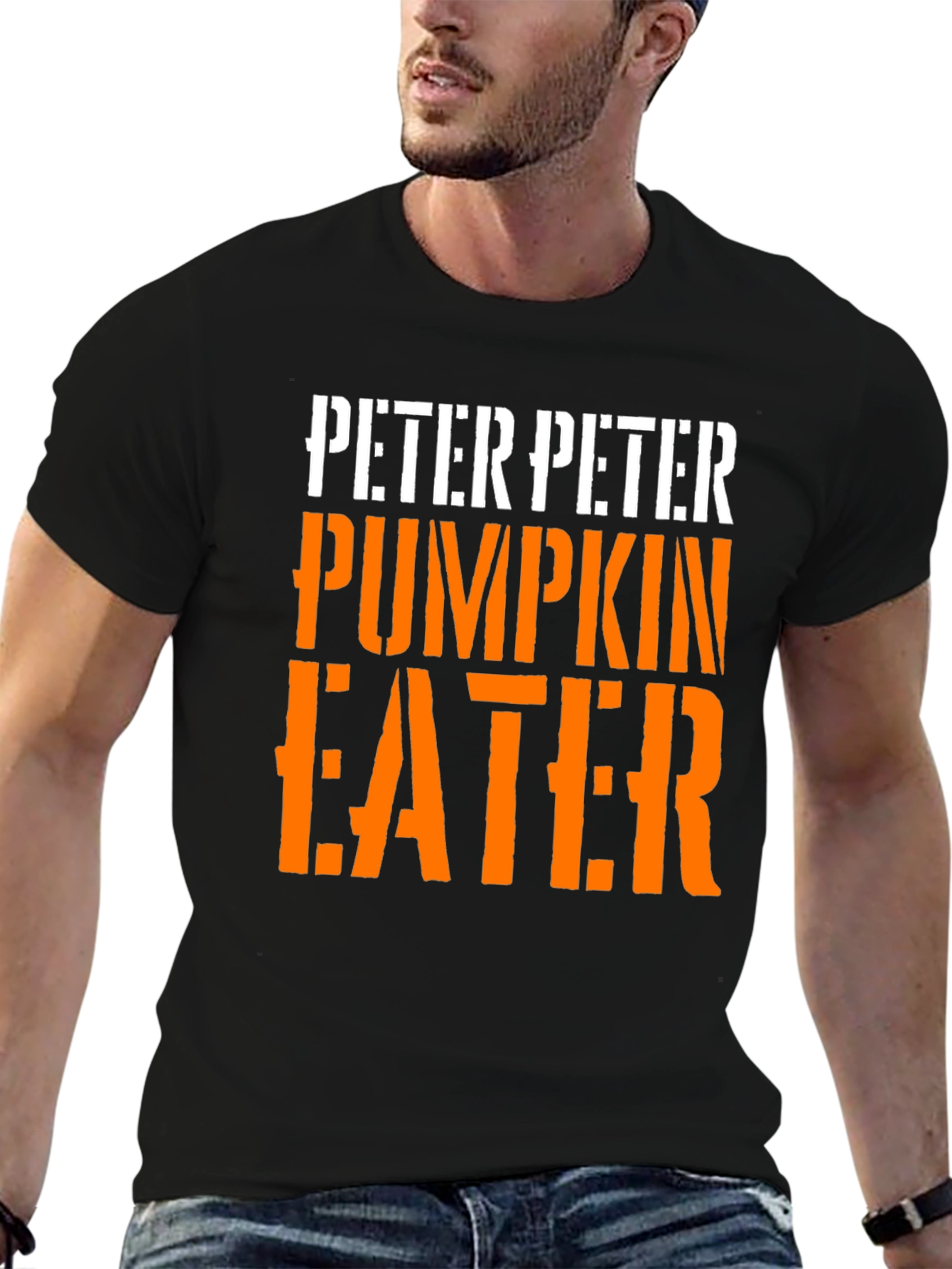 Black Peter Pumpkin Eater T-Shirt view 6