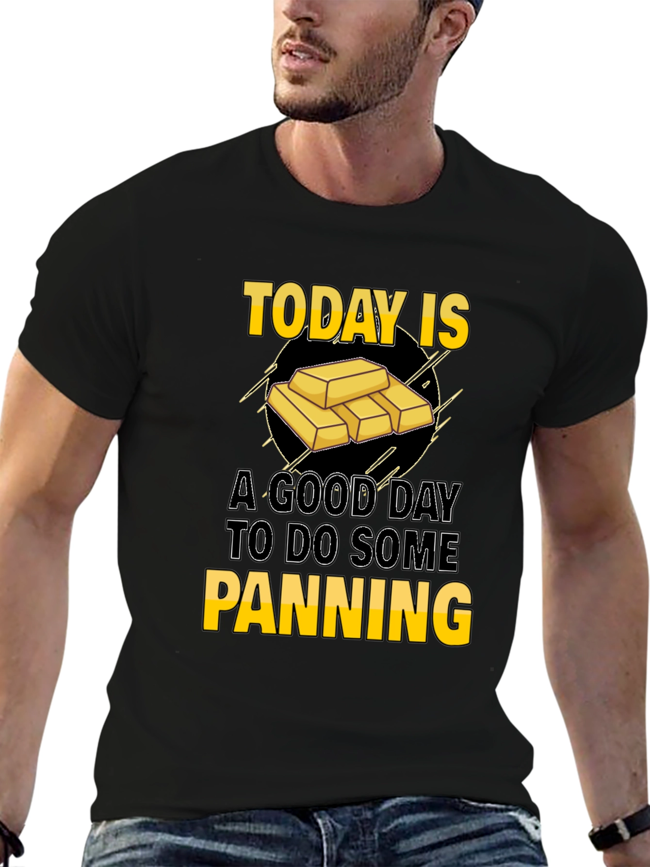 Black Today Is A Good Day To Do Some Panning T-Shirt view 6