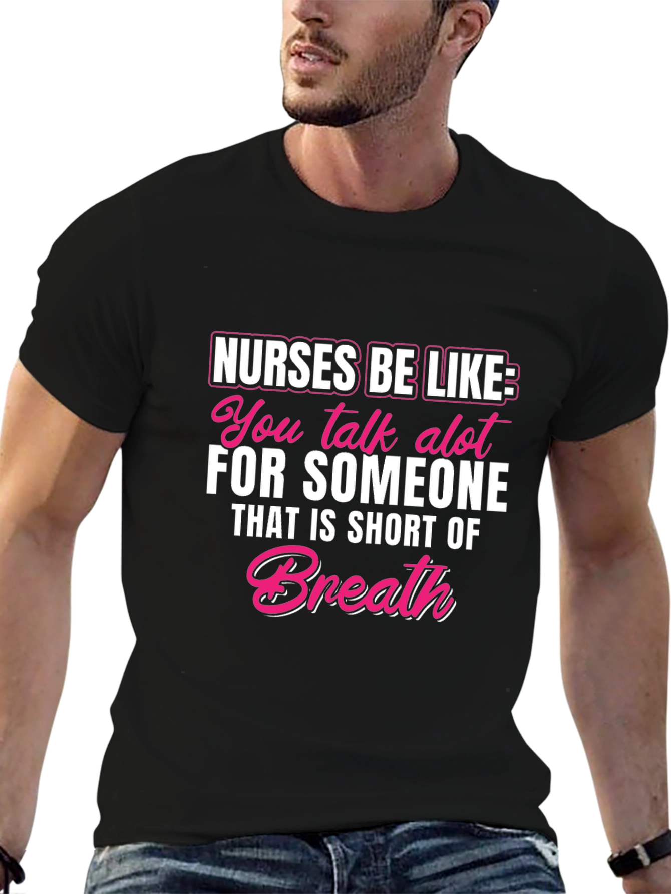 Black Nurses Be Like T-Shirt: Funny Sarcastic Graphic Tee view 6