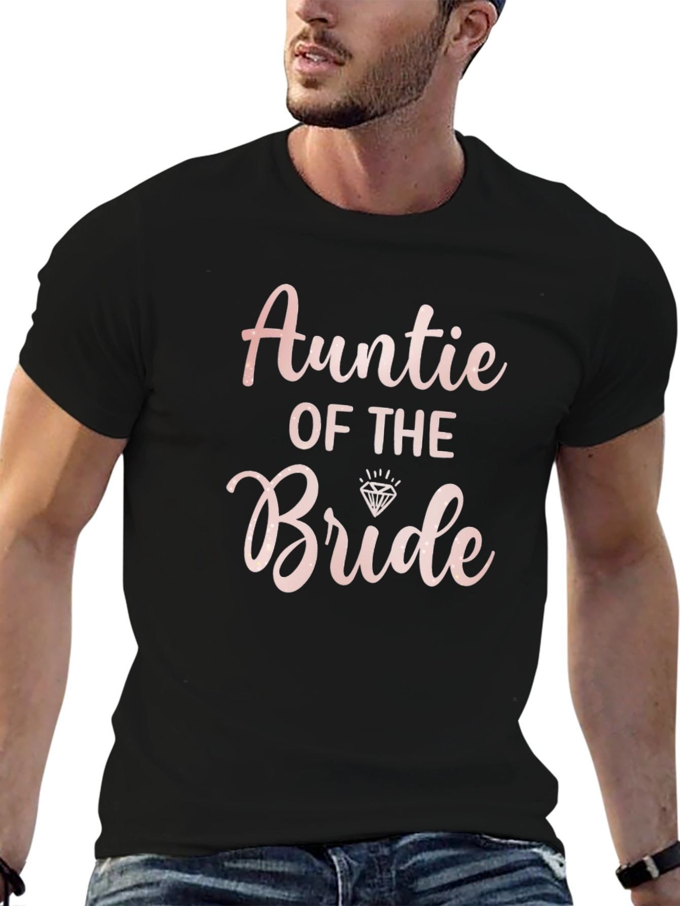 Auntie of the Bride Wedding T-Shirt - 6