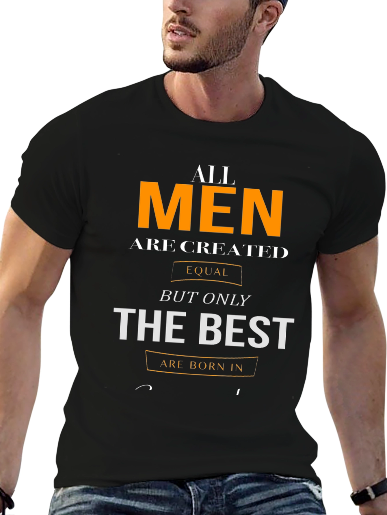 Black All Men are Created Equal Graphic Tee view 6