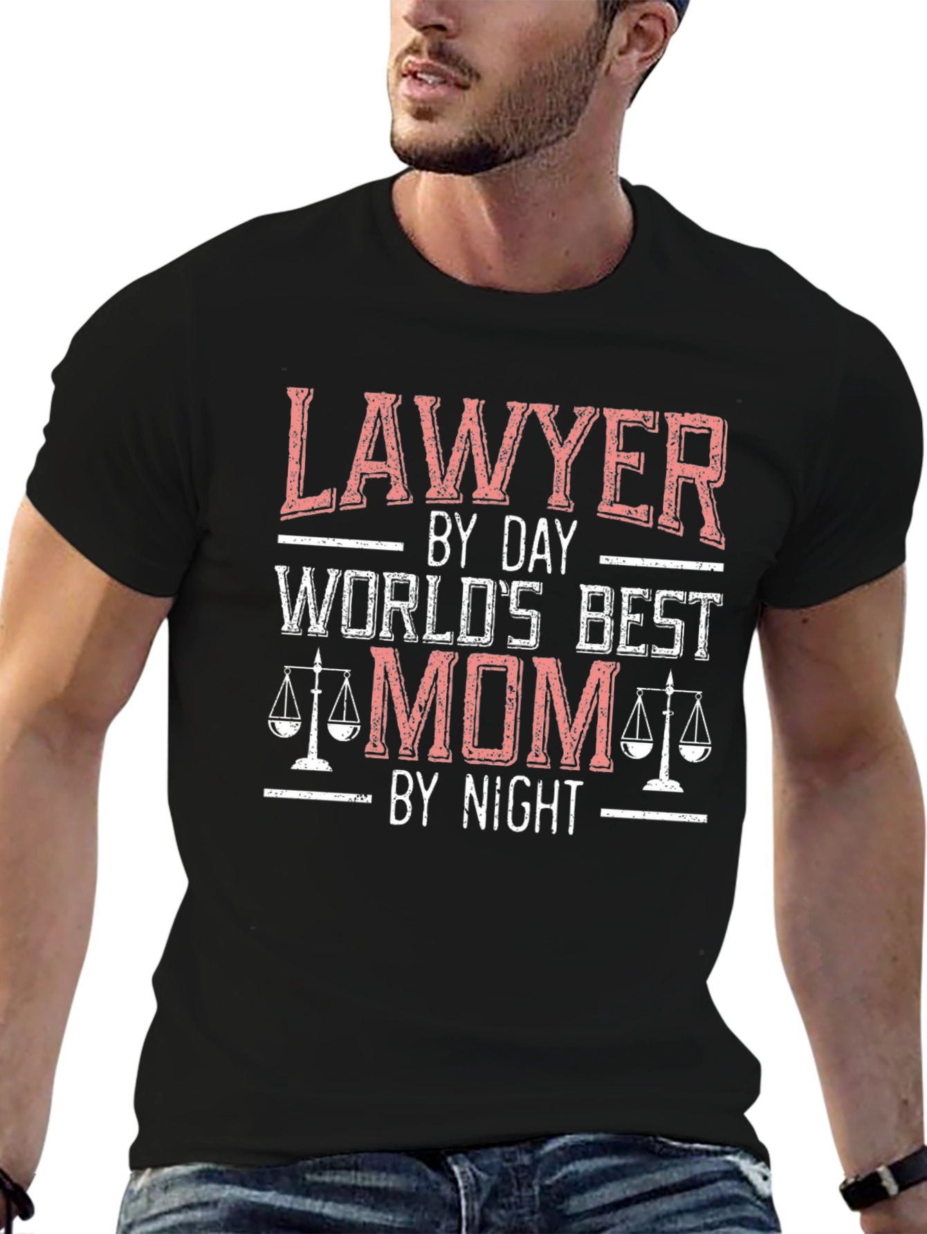 Lawyer By Day World's Best Mom By Night T-Shirt - 6