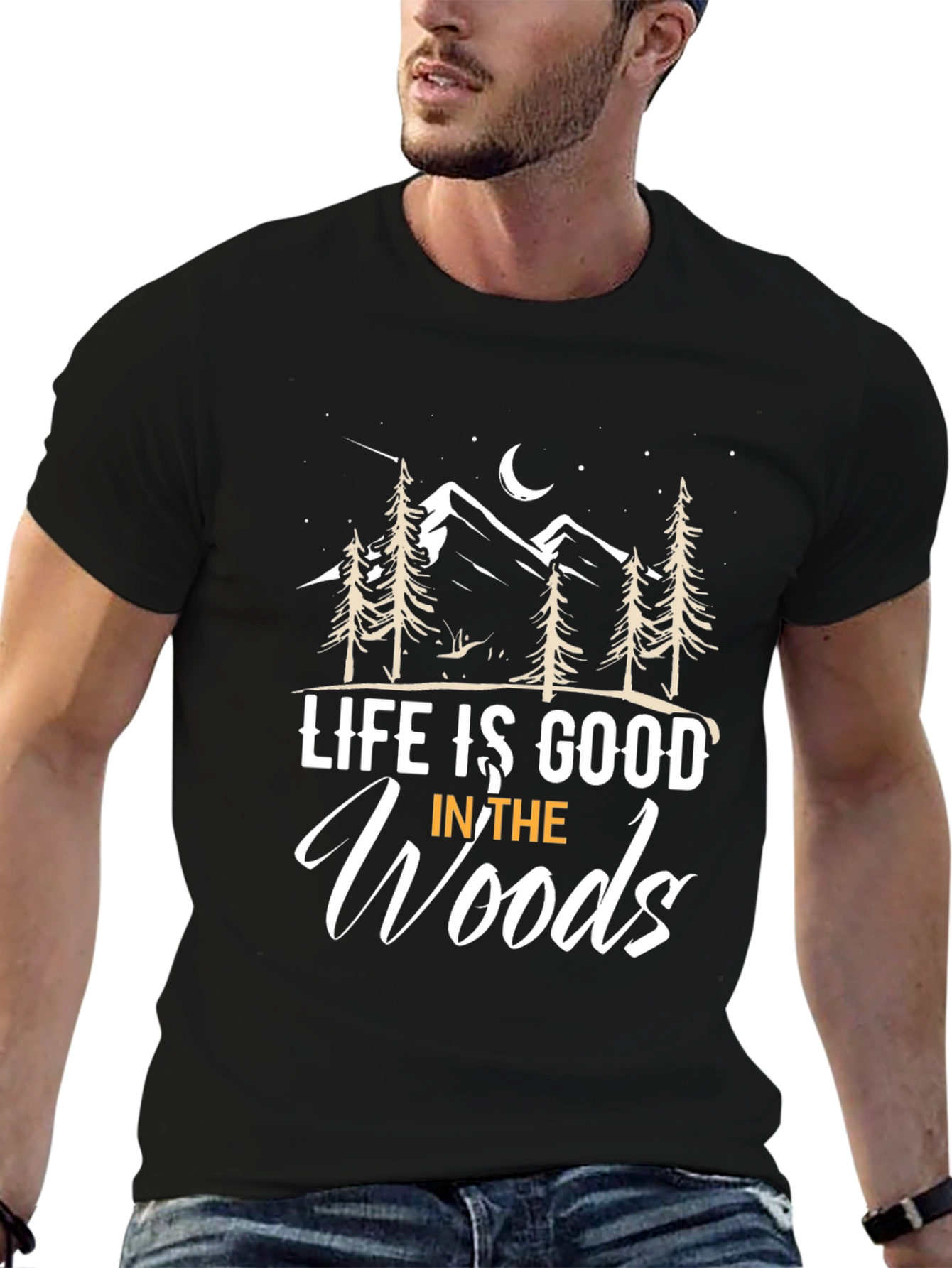 Black Life is Good in the Woods T-Shirt view 6