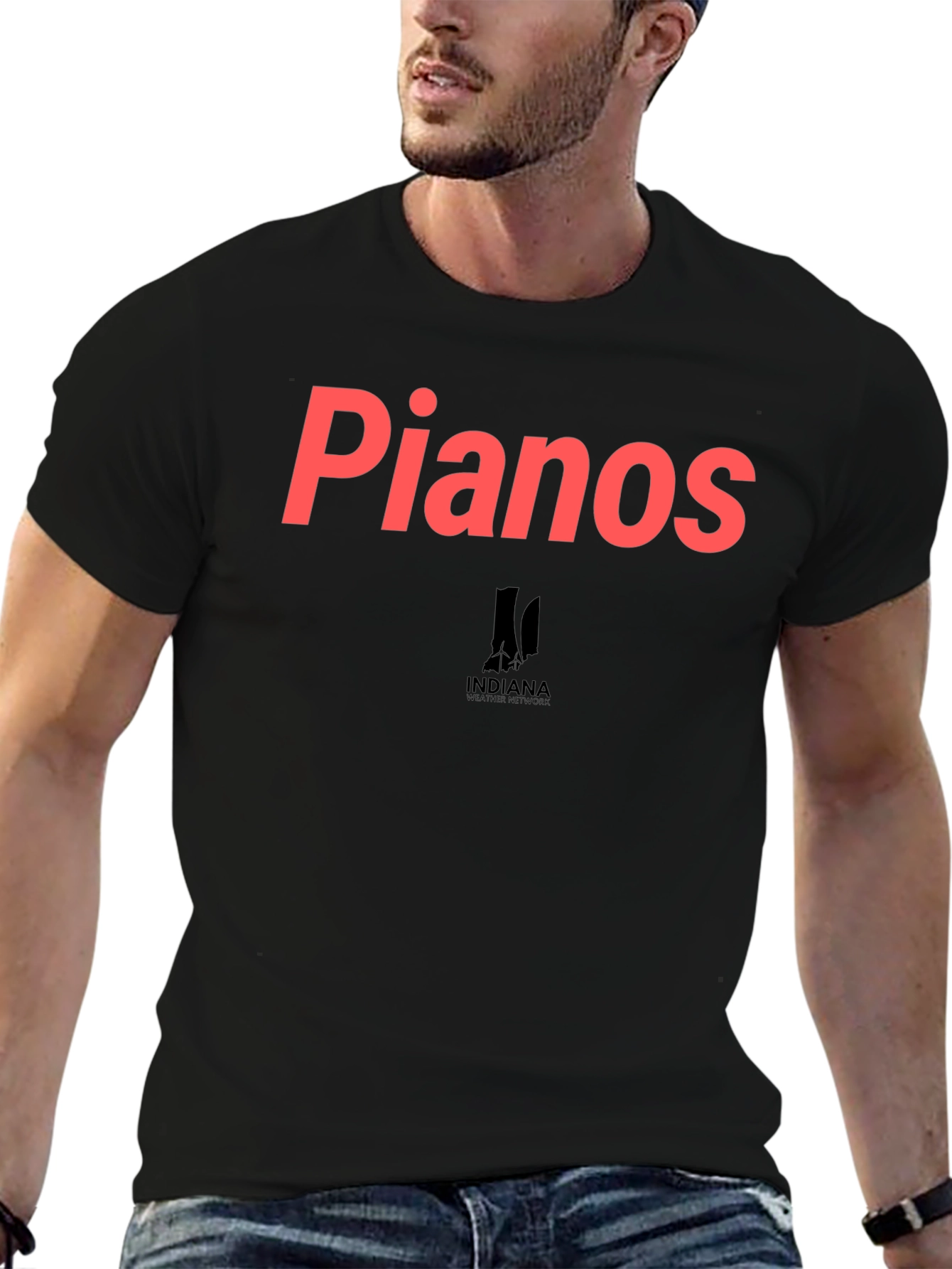 Black Pianos Graphic Tee - Indiana Theatre Style view 6