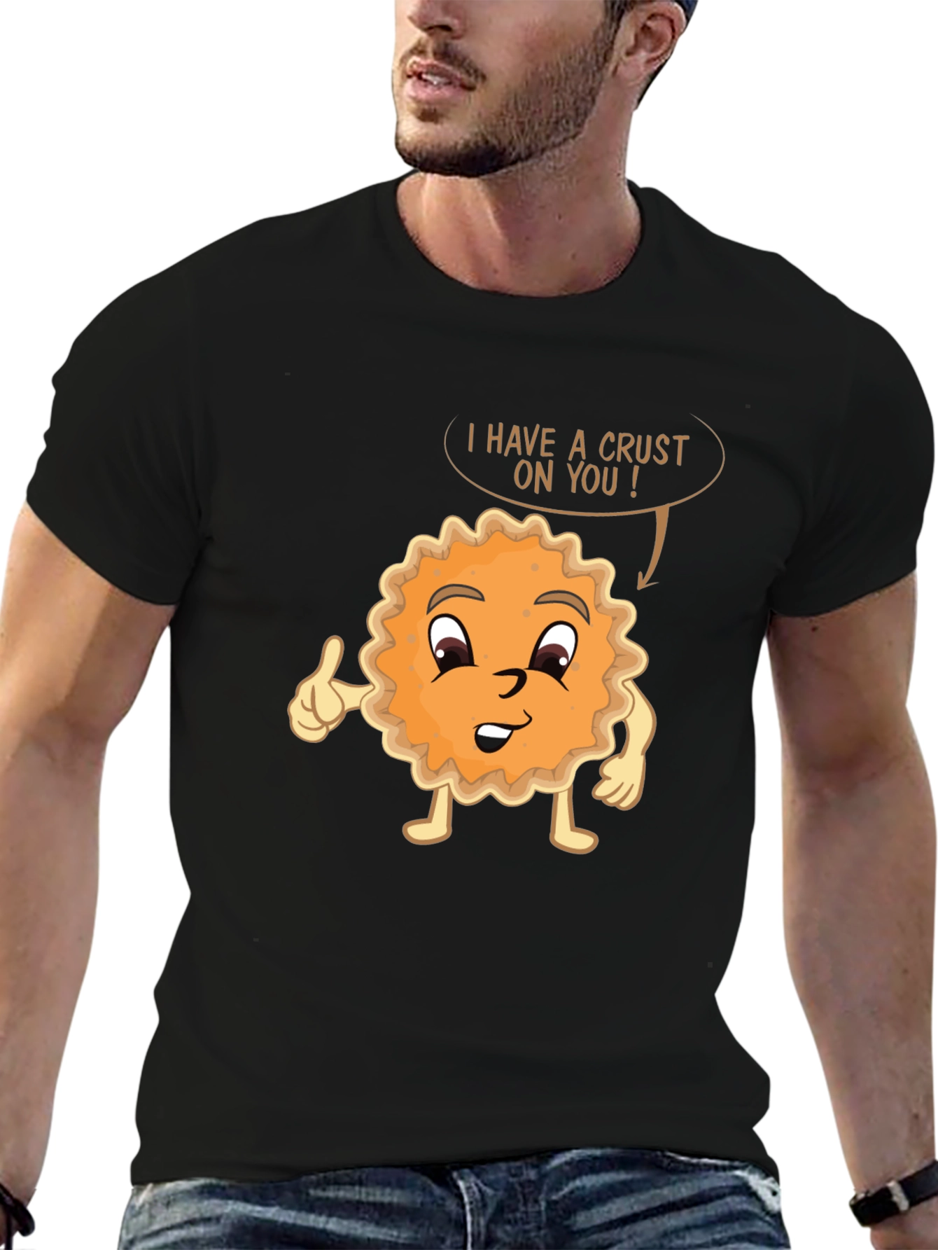 Funny Pie Pun T-Shirt - I Have A Crust On You! - 6