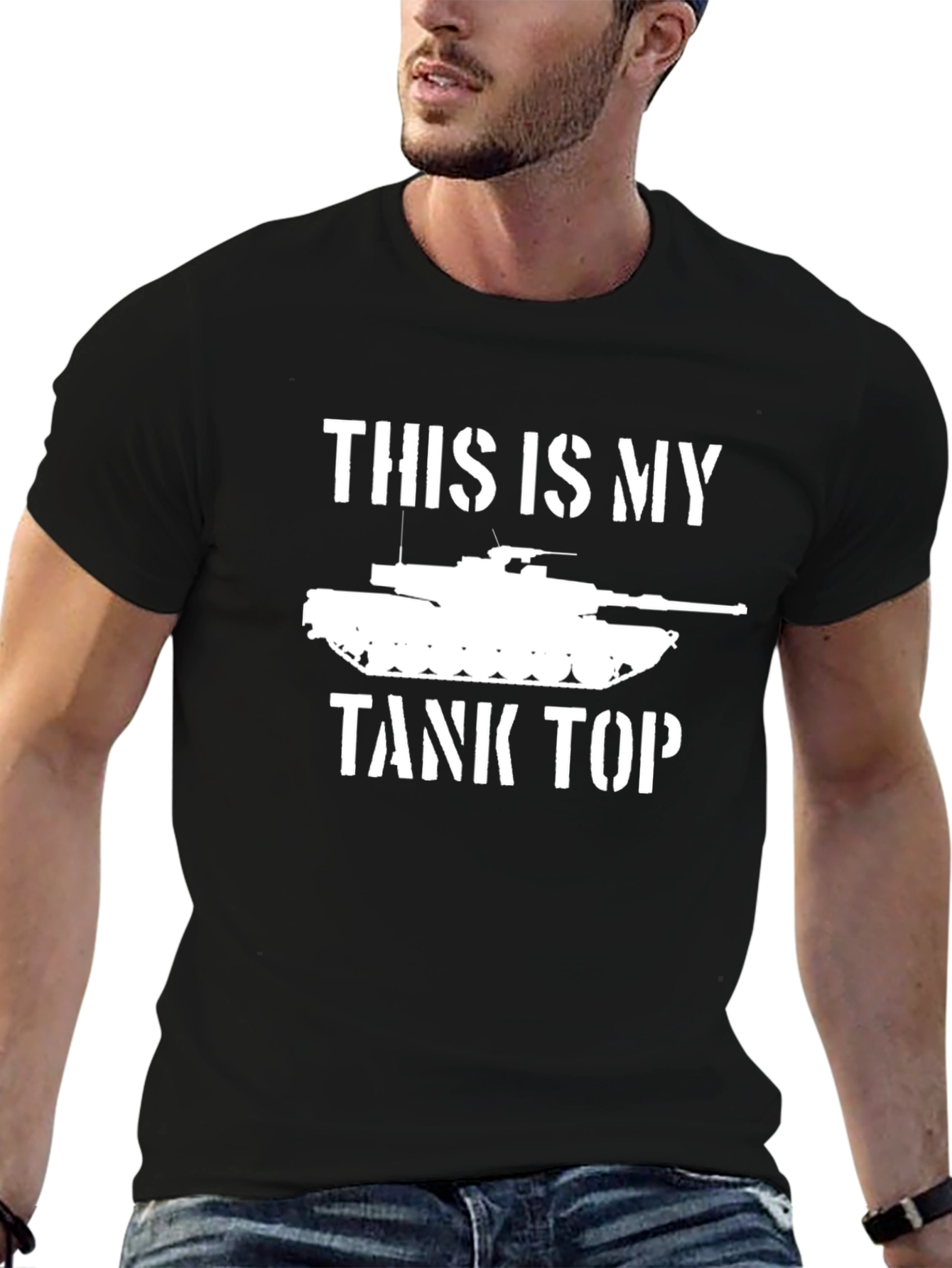 Black This is My Tank Top T-Shirt view 6