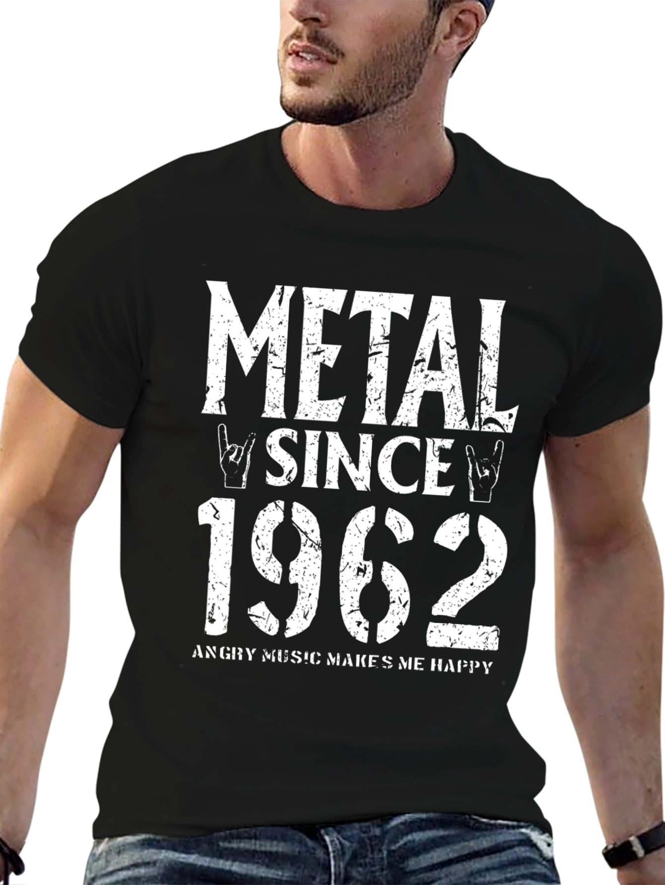 Black Metal Since 1962 T-Shirt - Vintage Rock Fan Apparel view 6