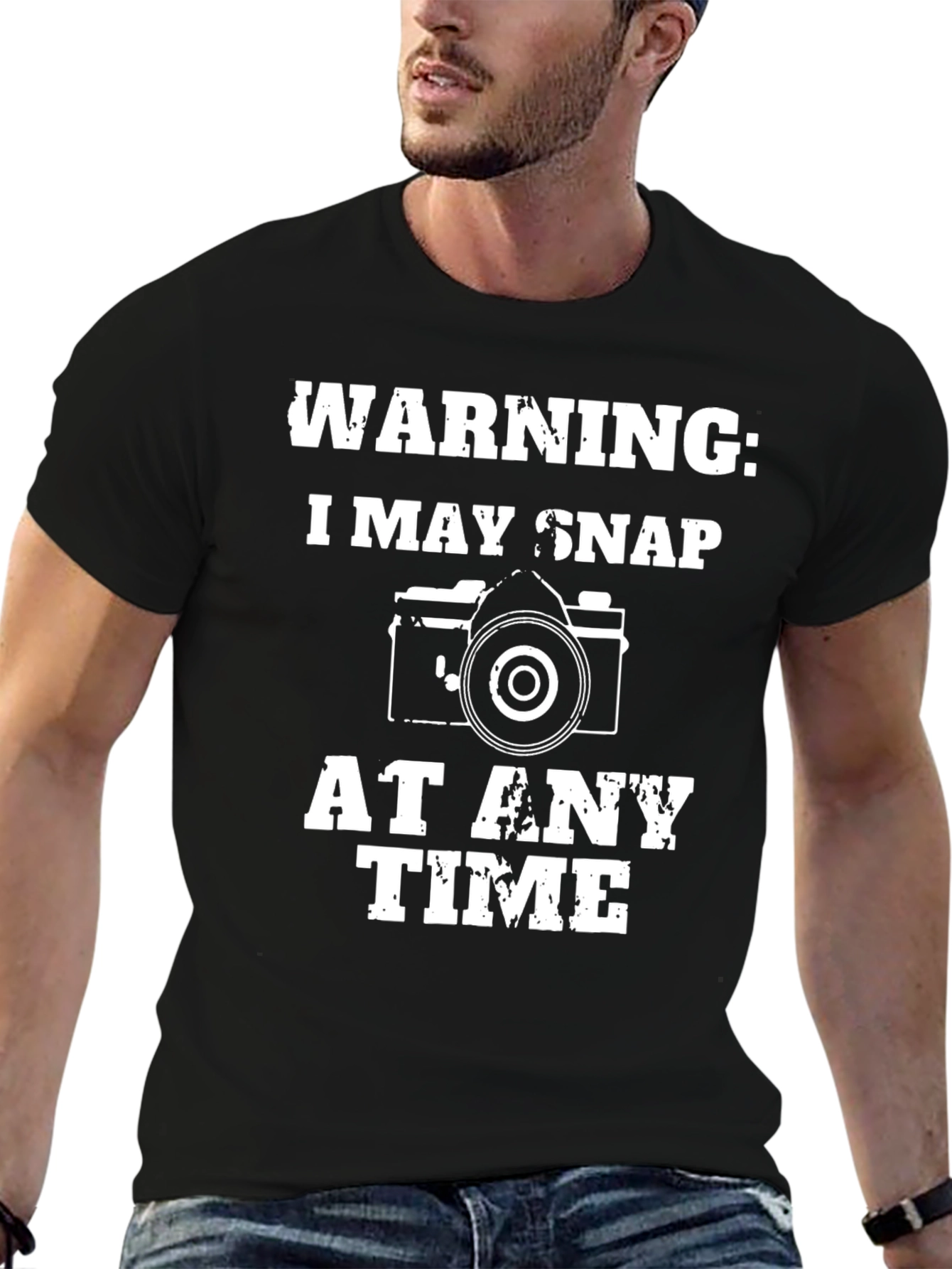 Warning I May Snap at Any Time Camera T-Shirt - 6