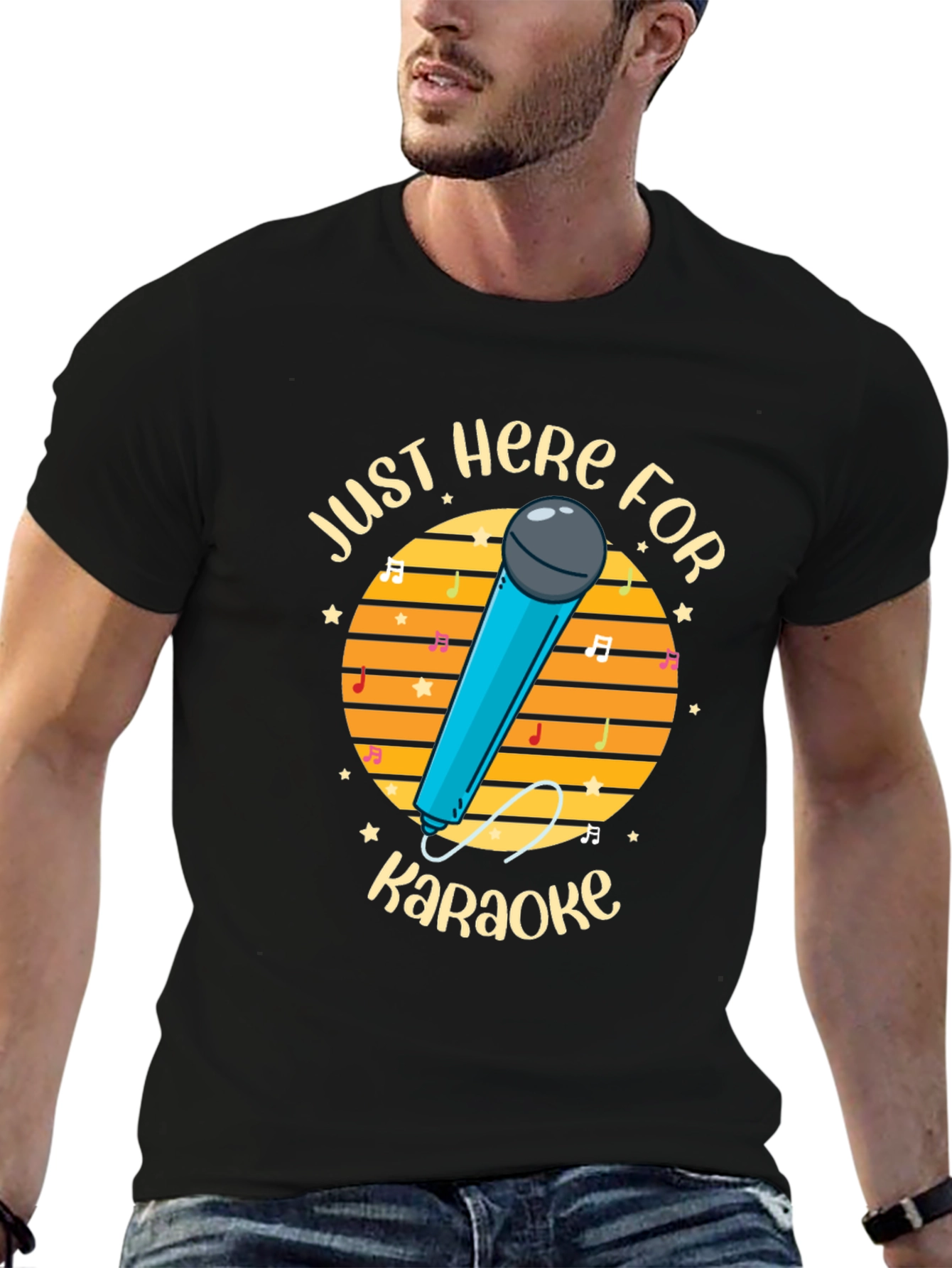 Just Here For Karaoke T-Shirt - 6