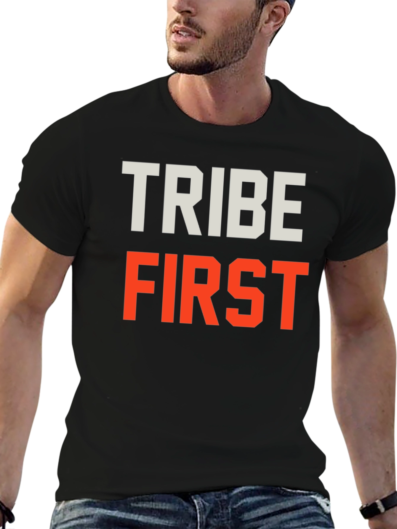 Black Tribe First Graphic Tee - Stylish Casual Wear view 6
