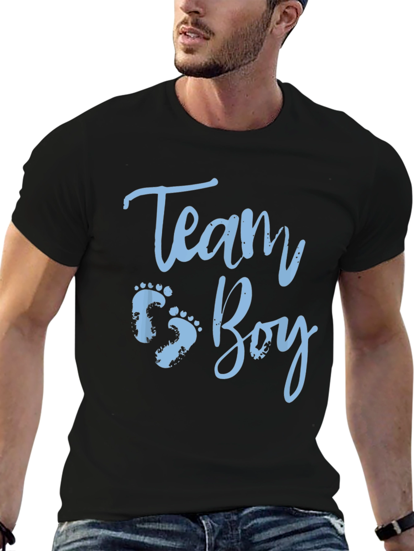Team Boy T-Shirt, Baby Shower Tee - 6