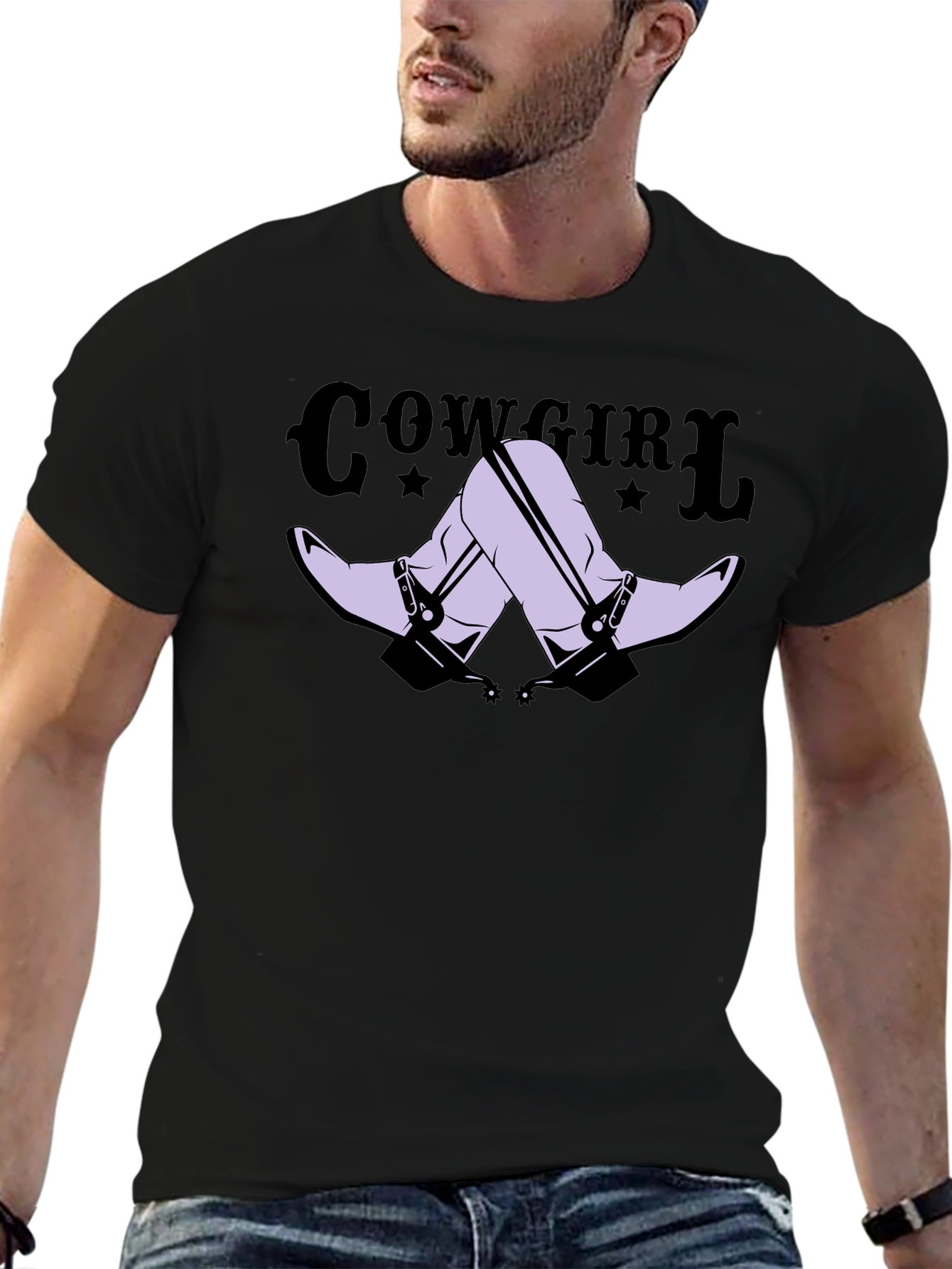 Cowgirl Boots T-Shirt - Western Style Tee - 6