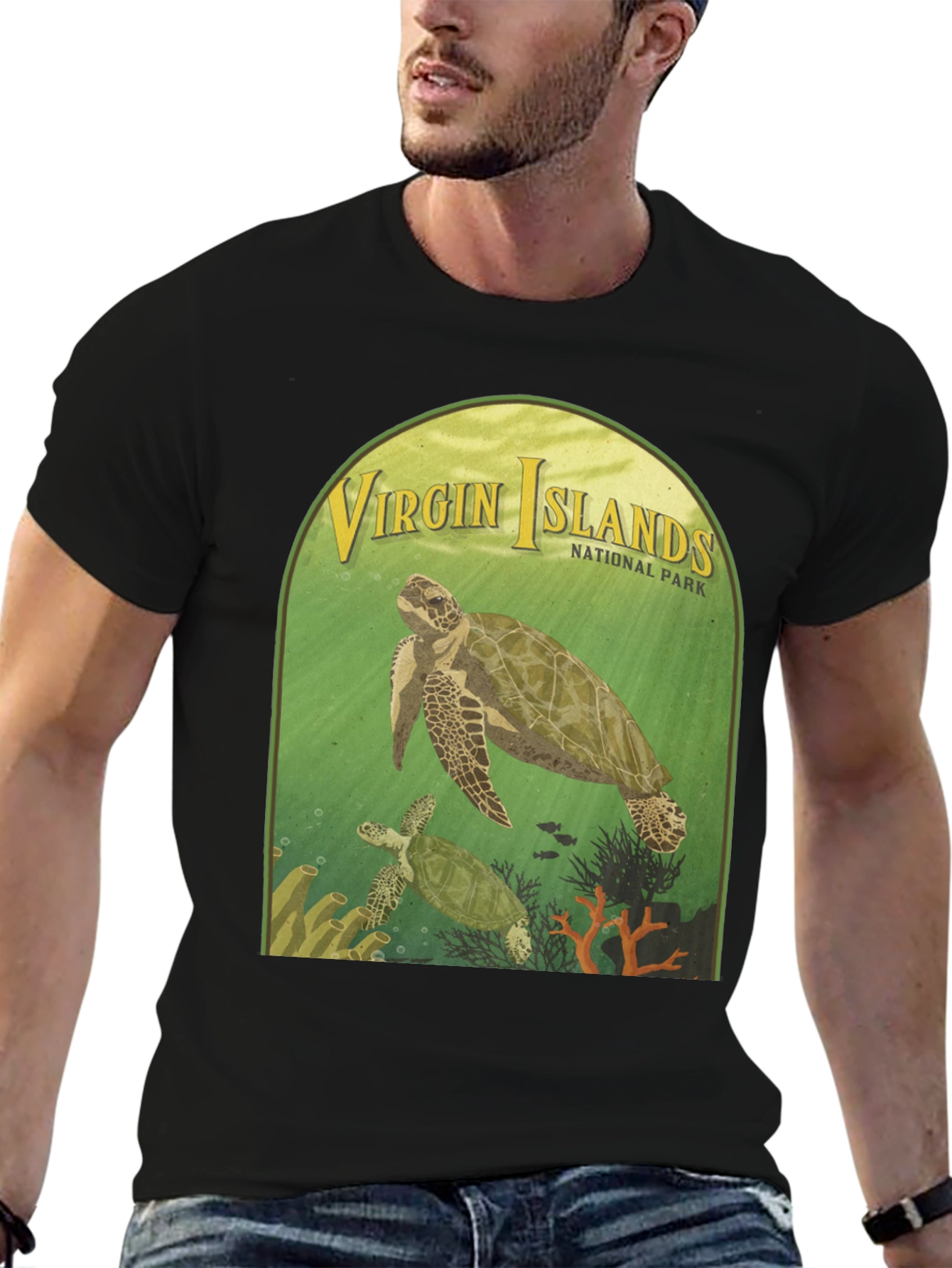 Virgin Islands National Park Turtle T-Shirt - 6