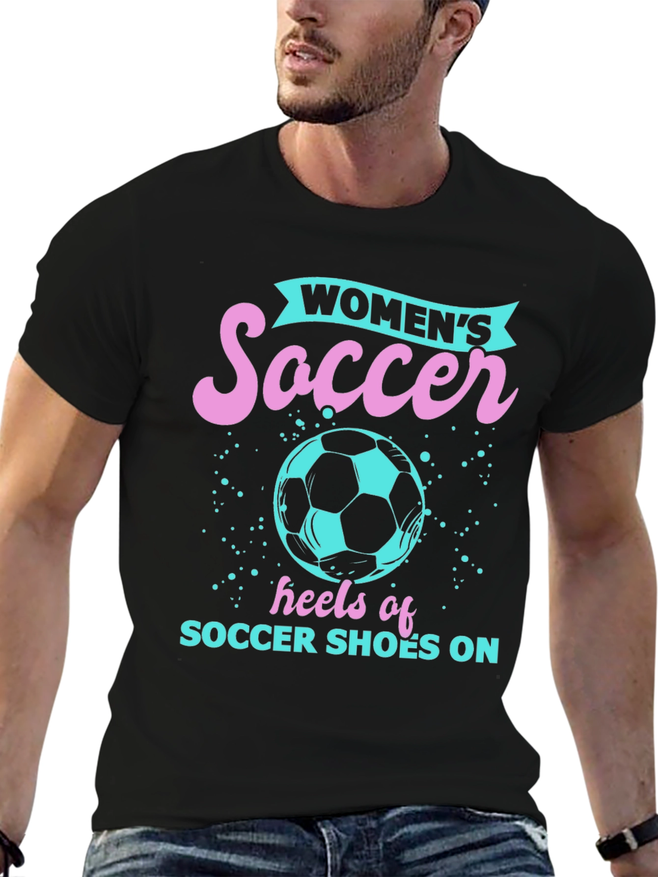 Women's Soccer Heels Graphic Tee - 6