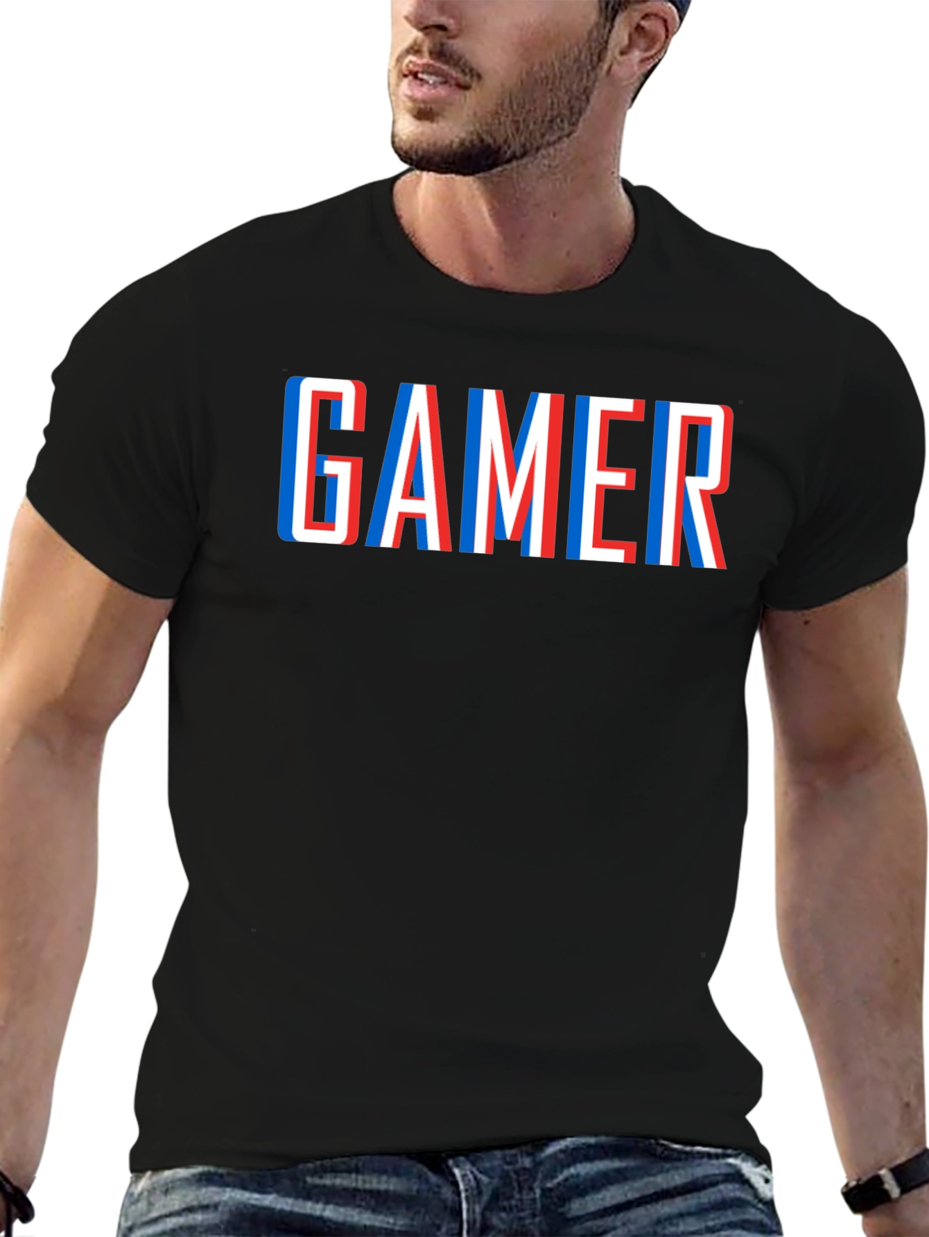 Black Gamer T-Shirt - Stylish Black Tee for Gaming Enthusiasts view 6
