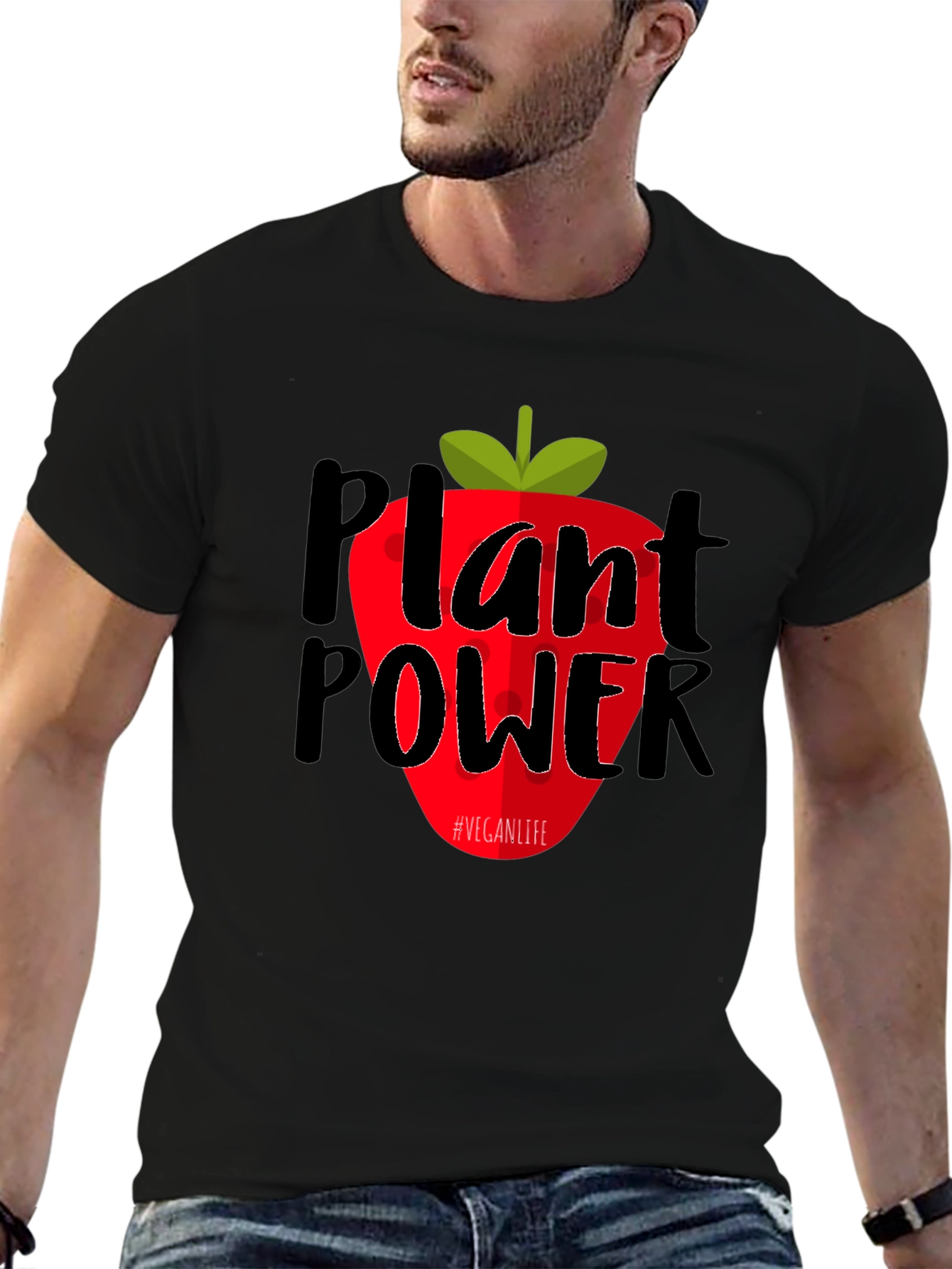 Plant Power Vegan Life T-Shirt - 6