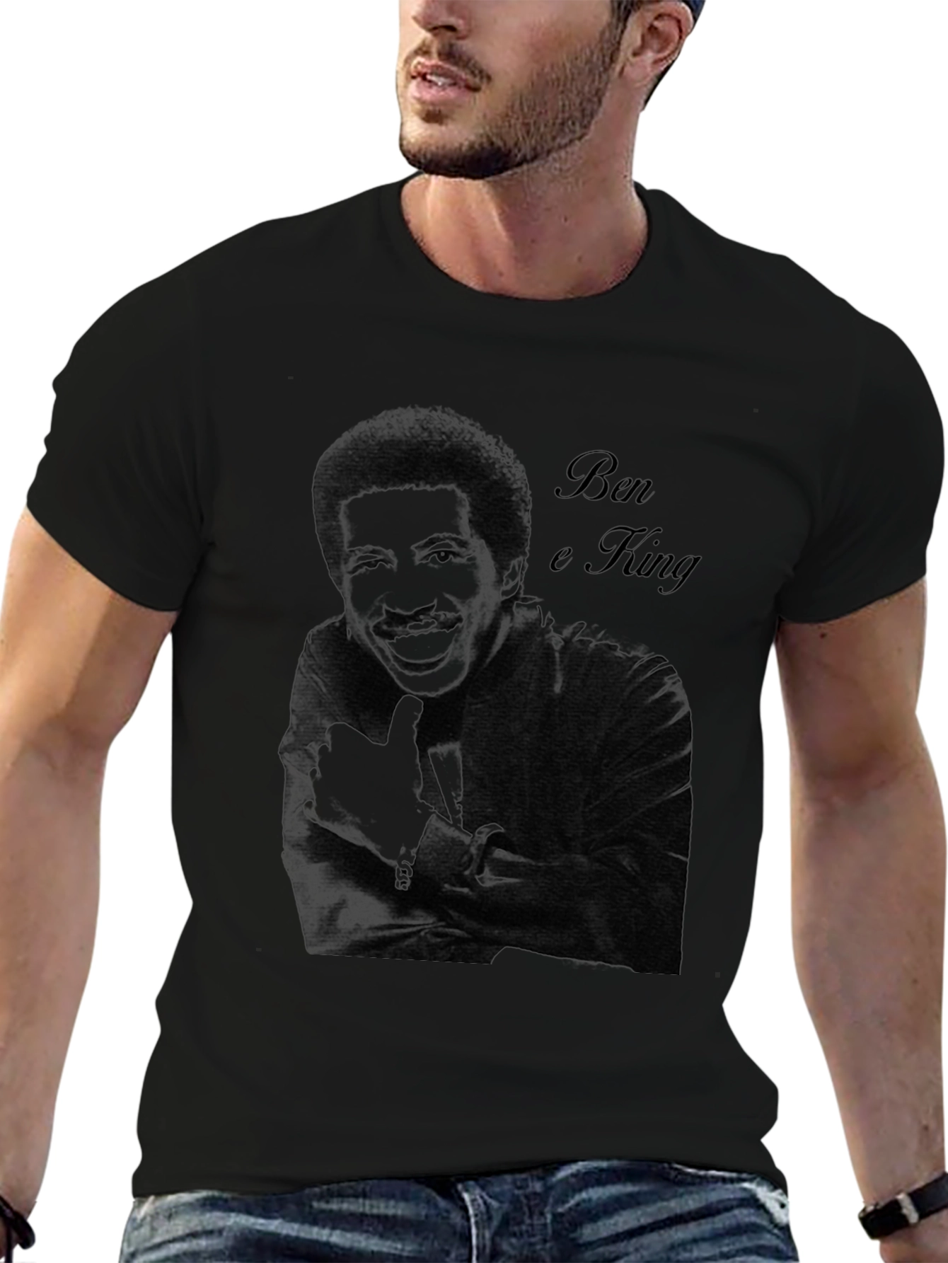 Black Ben E. King Graphic T-Shirt - Black view 6