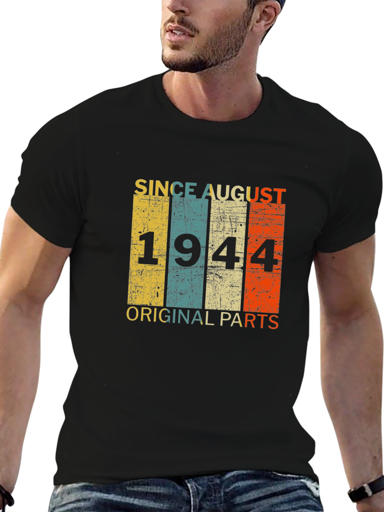 Since August 1944 T-Shirt - Vintage Birthday Gift - 6