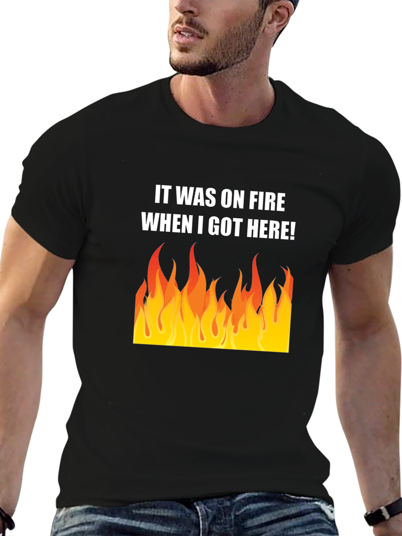 It Was on Fire Graphic Tee - 6