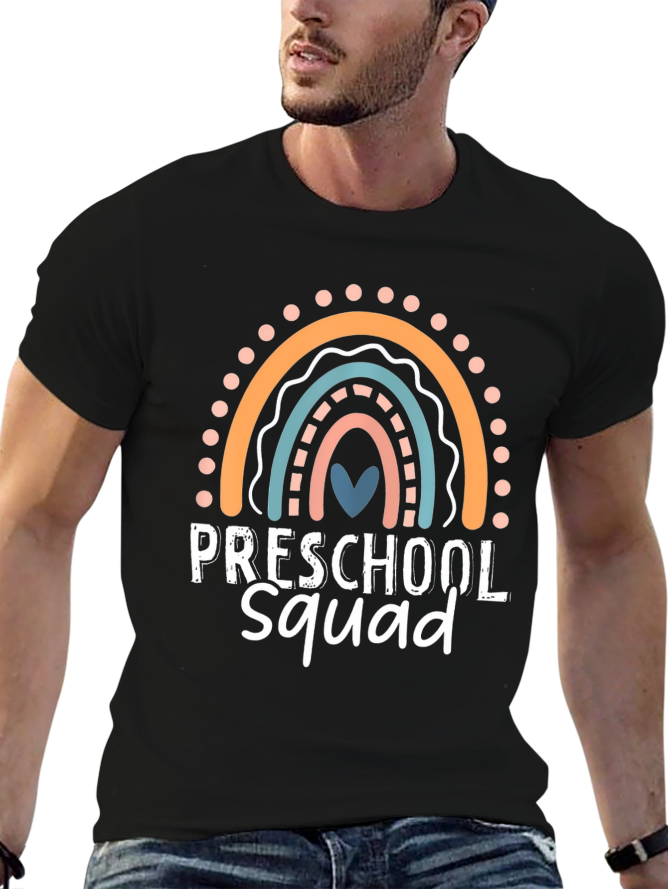 Black Preschool Squad T-Shirt view 6