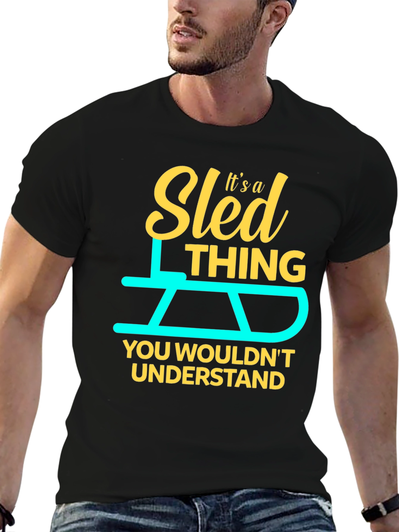 Black Sled Thing T-Shirt - You Wouldn't Understand! view 6