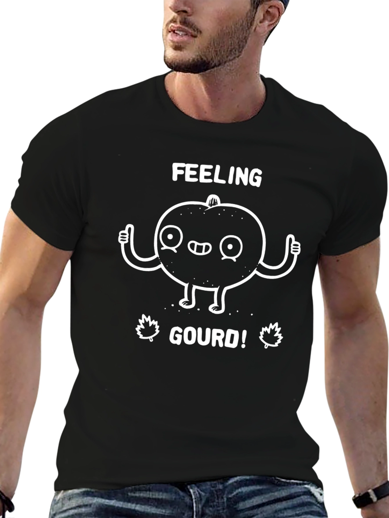 Feeling Gourd Funny Graphic T-Shirt - 6