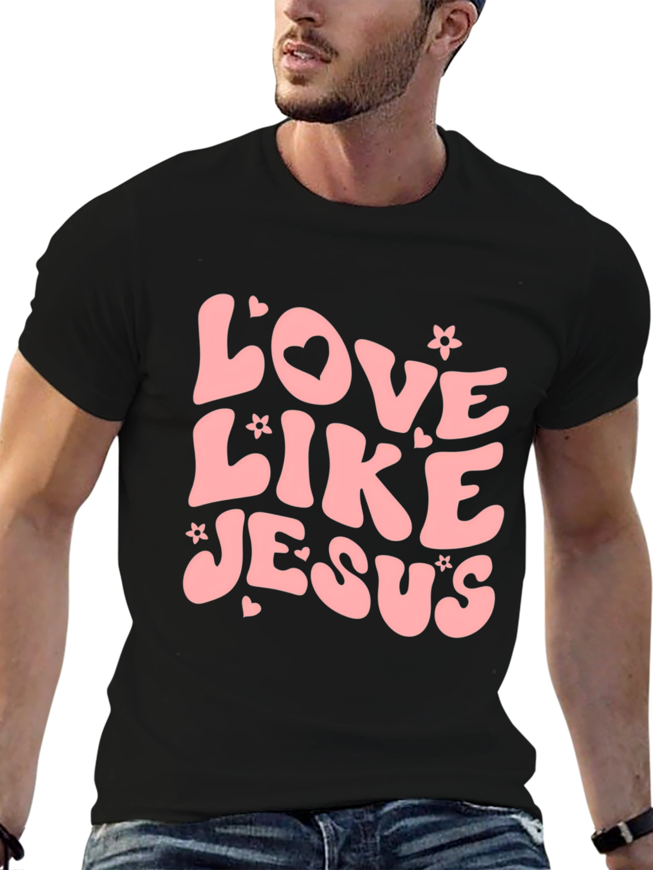 Love Like Jesus T-Shirt - Retro Christian Tee - 6