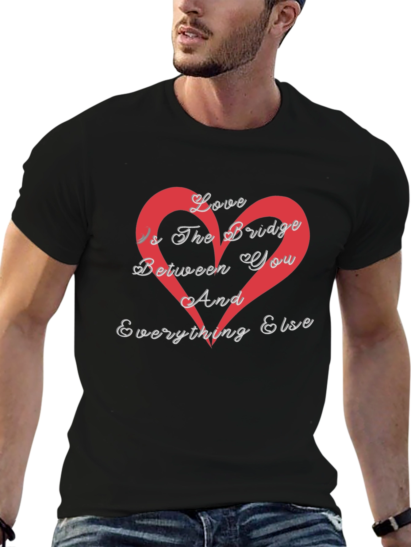 Black Love Is The Bridge Graphic Tee view 6