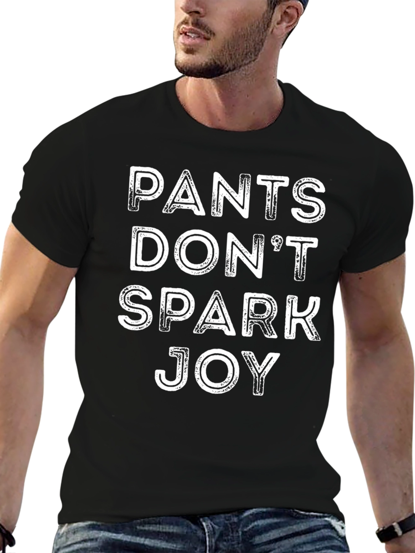 Black Pants Don't Spark Joy T-Shirt view 6