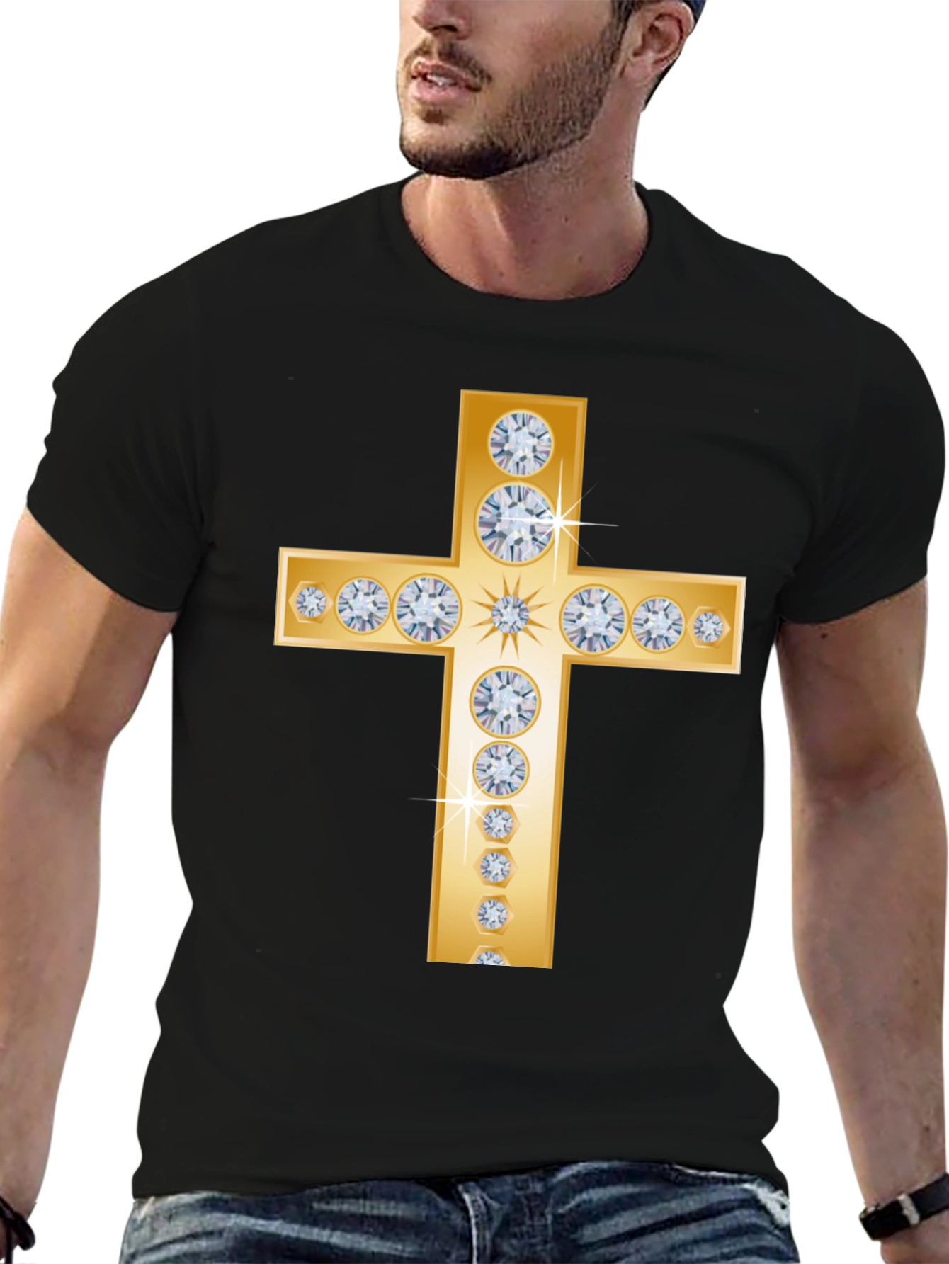 Black Diamond Cross Graphic Tee view 6