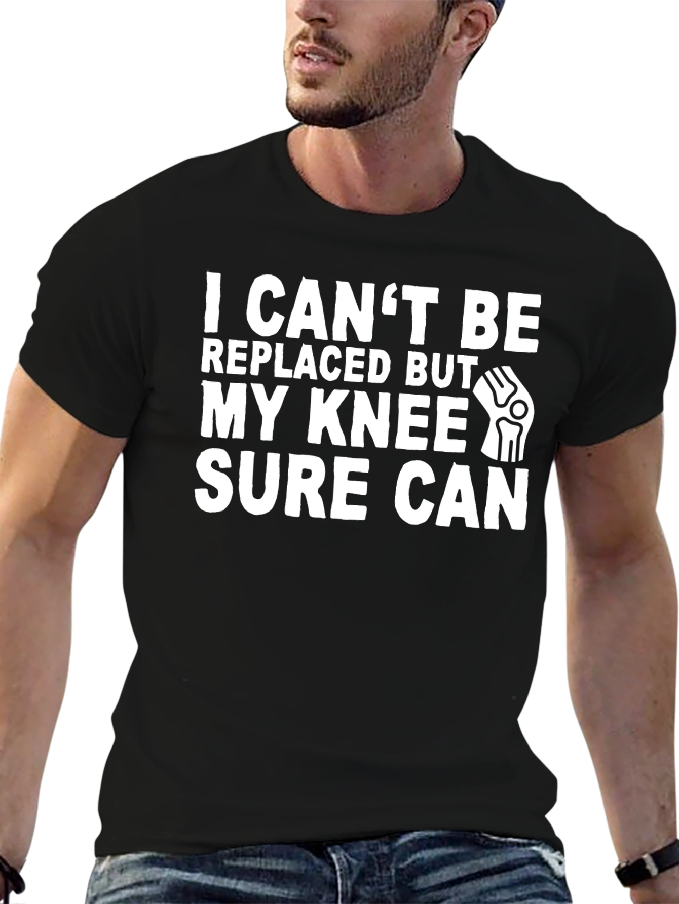 Humorous Knee Replacement T-Shirt - 6