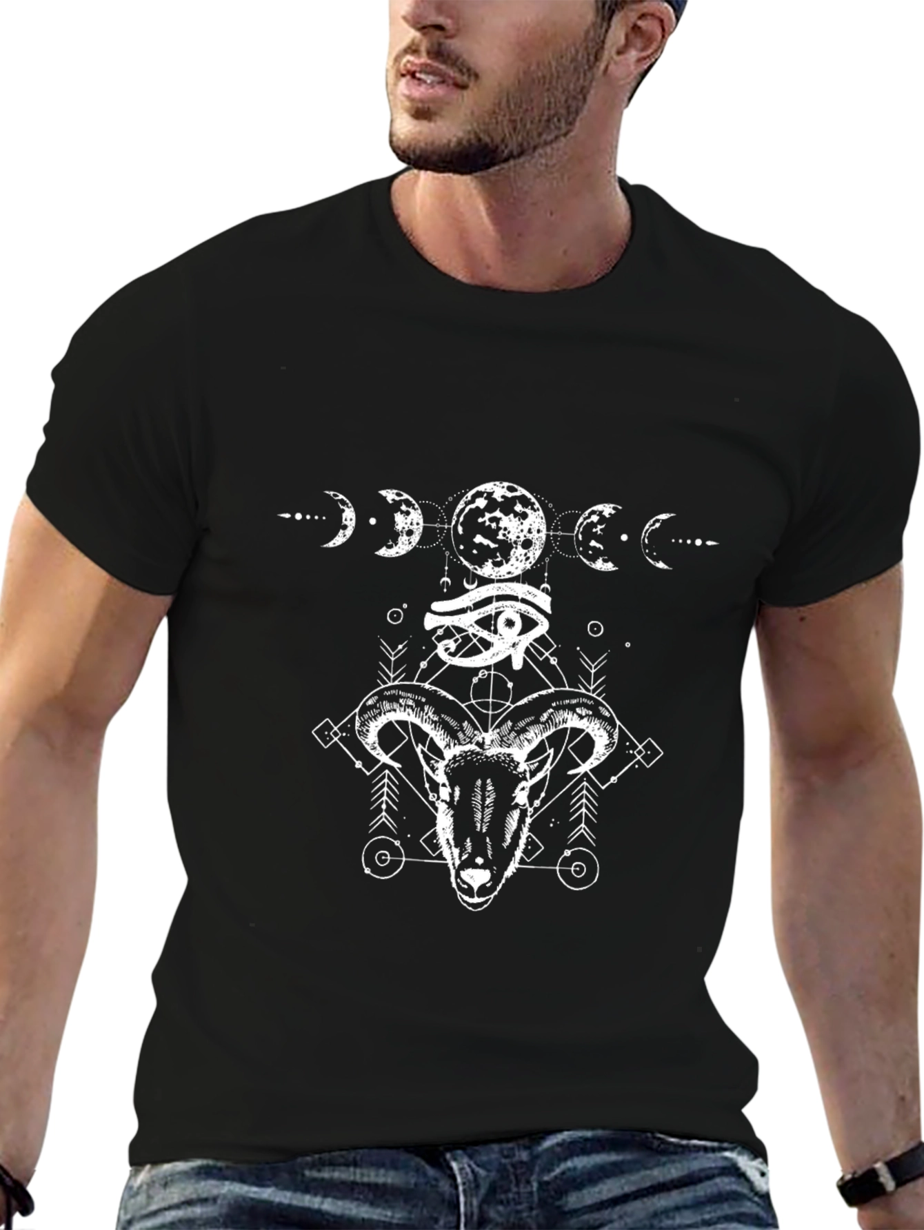 Mystic Ram Graphic Tee - Black T-Shirt - 6