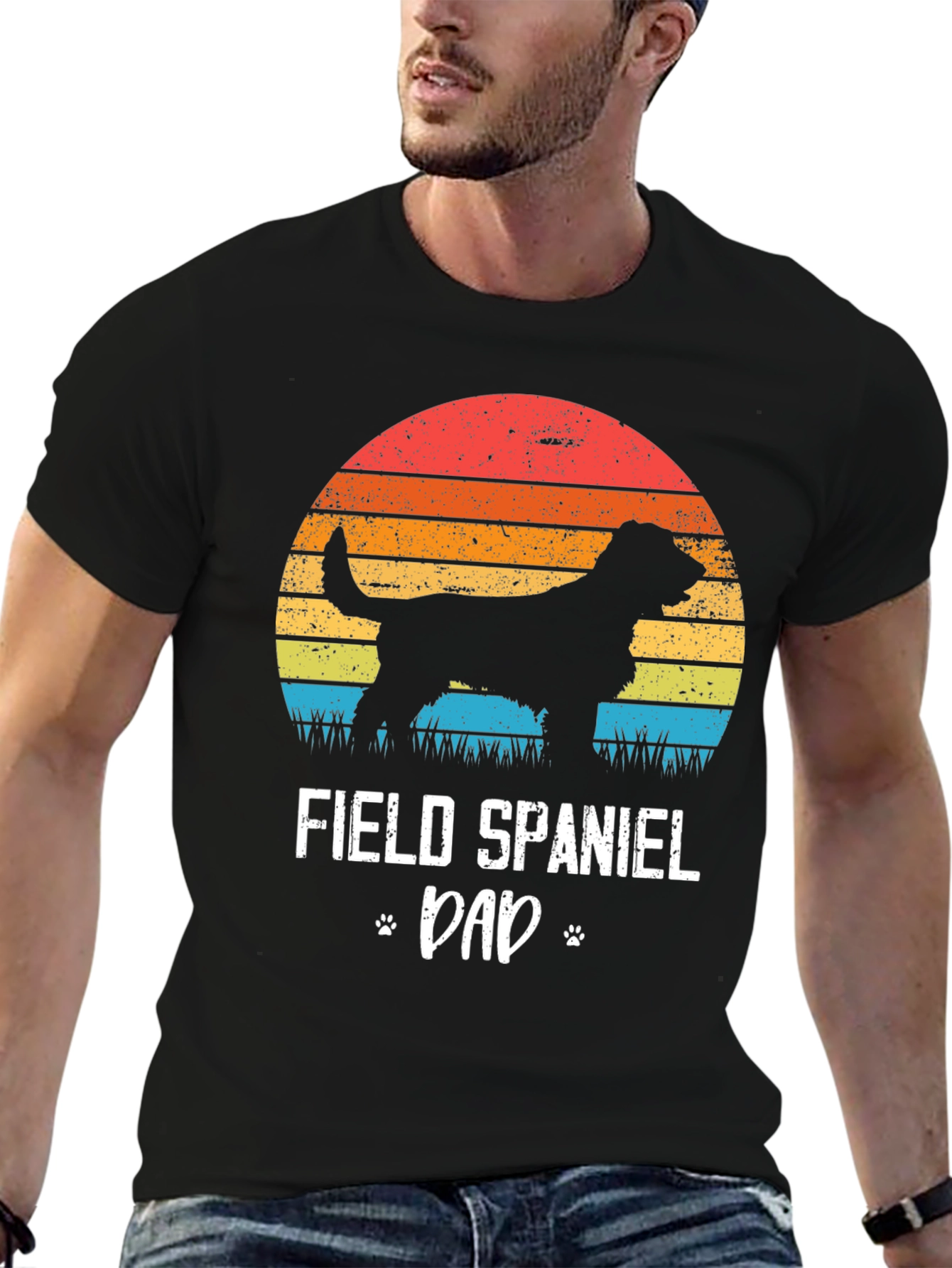 Field Spaniel Dad T-Shirt - Dog Lover Gift - 6