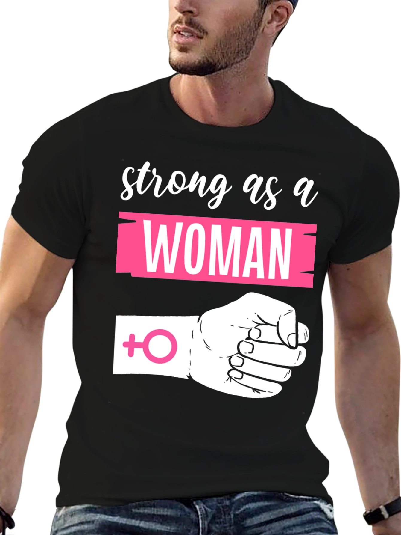 Strong as a Woman Graphic Tee - 6