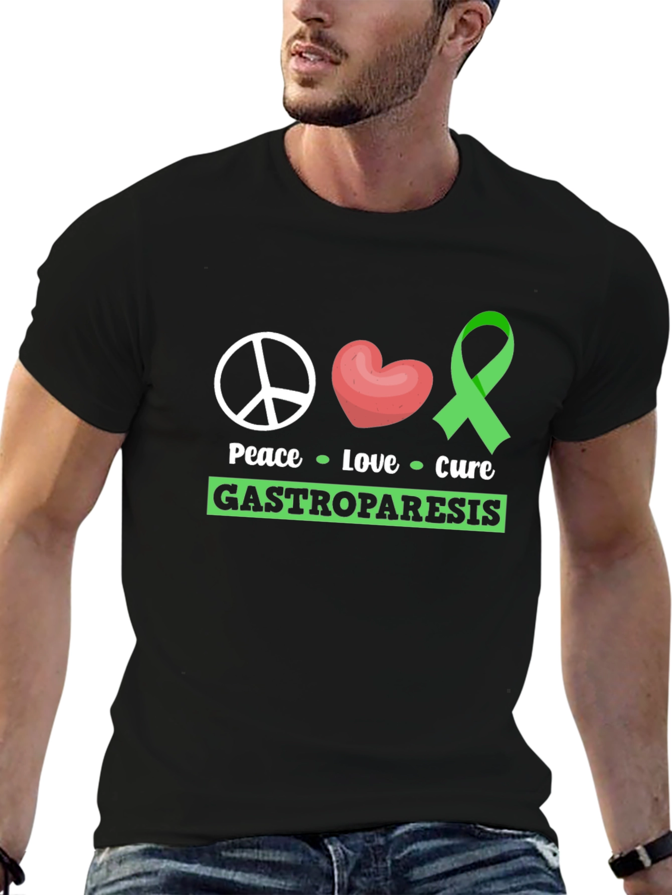 Peace Love Cure Gastroparesis T-Shirt - 6