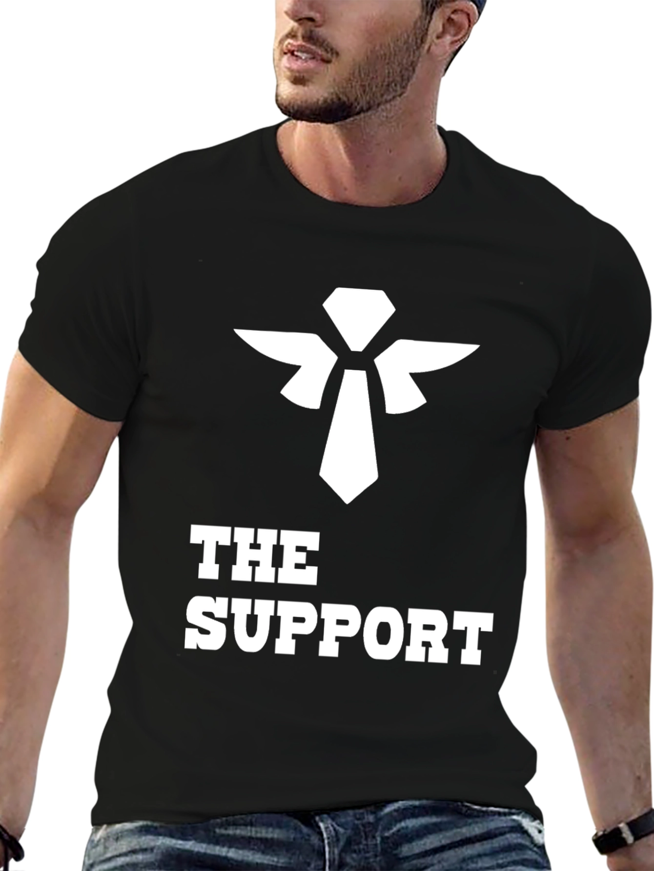 Black The Support Black Tee - Gaming Edition view 6