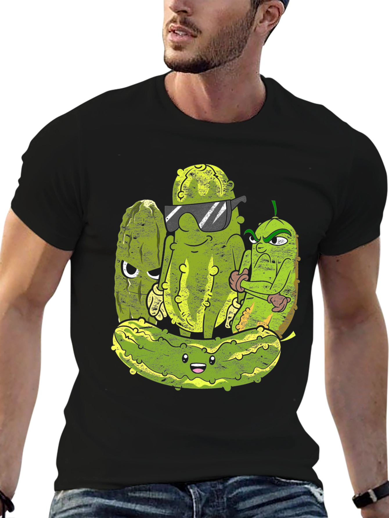 Pickle Gang T-Shirt - Cool Cartoon Design - 6