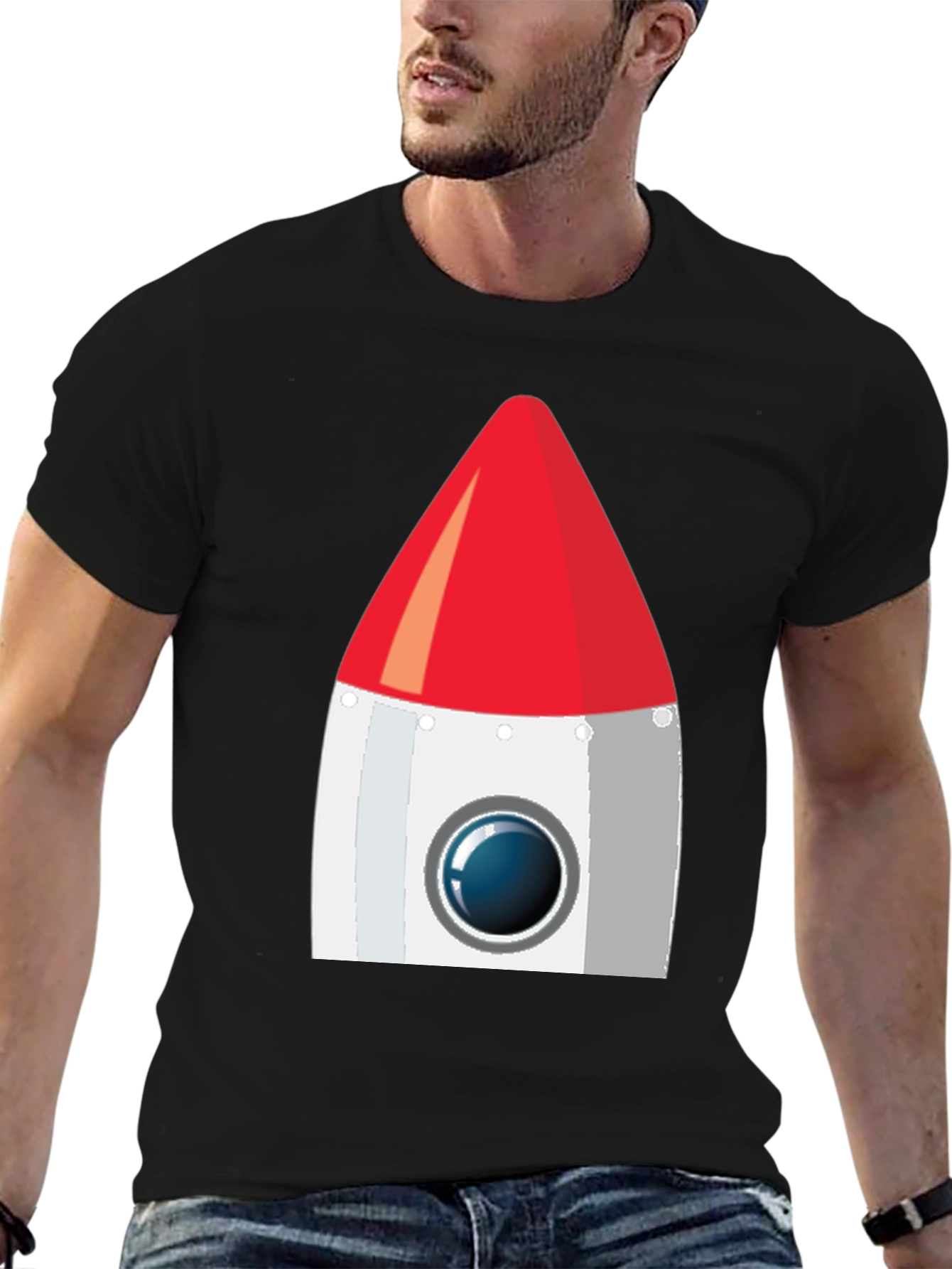 Rocket Graphic T-Shirt - Blast Off in Style! - 6