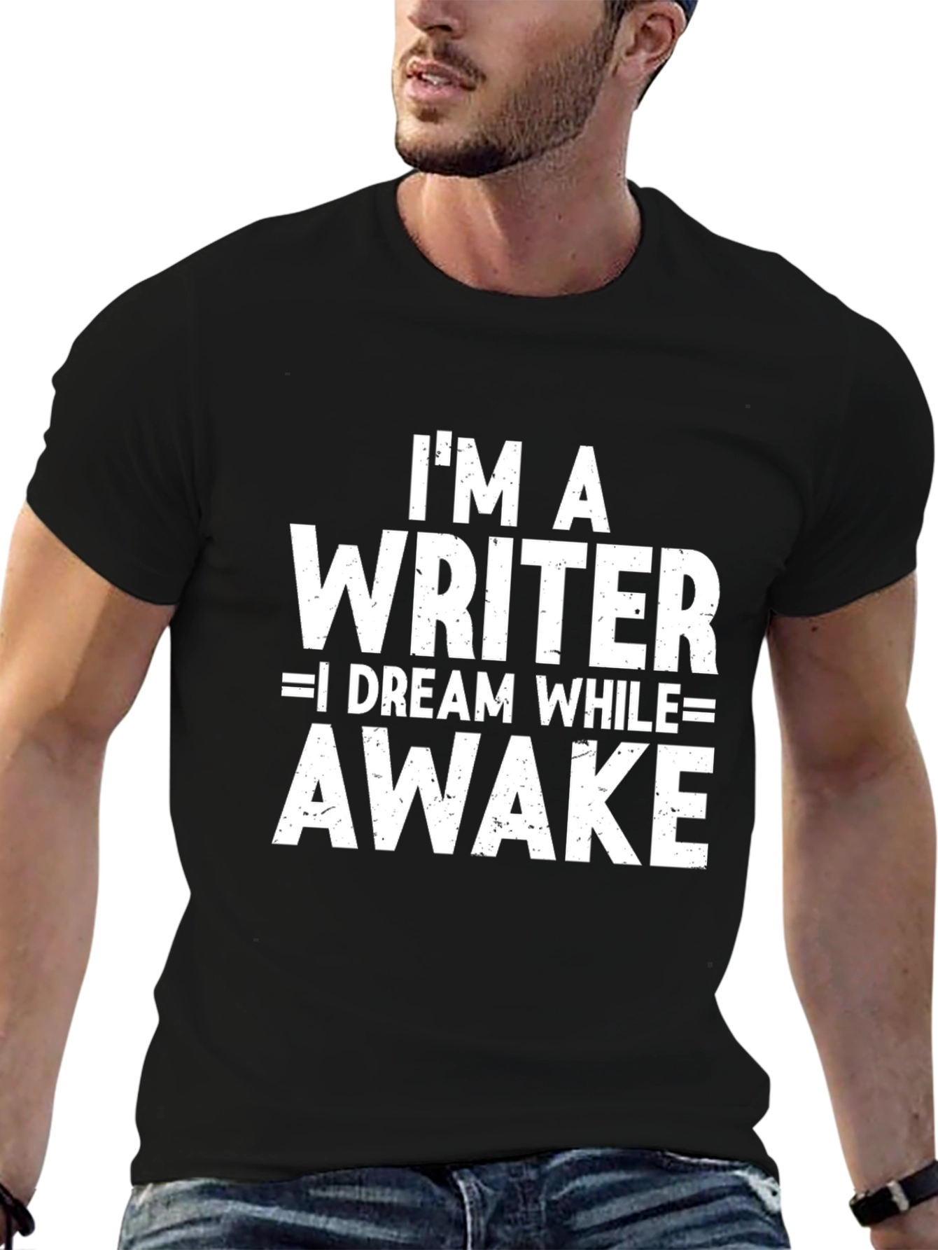 Black Writer Dream Awake Graphic T-Shirt view 6