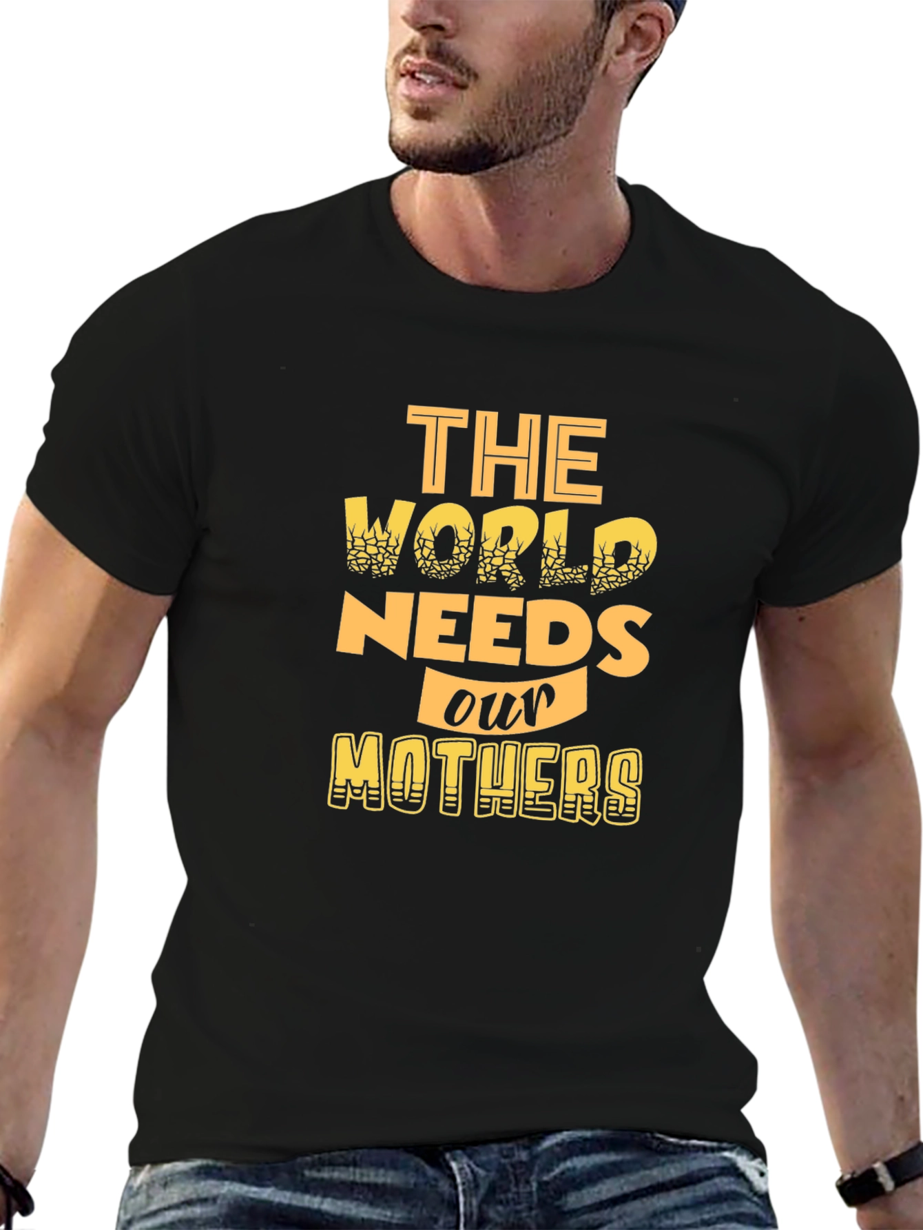 Black The World Needs Our Mothers Graphic Tee view 6