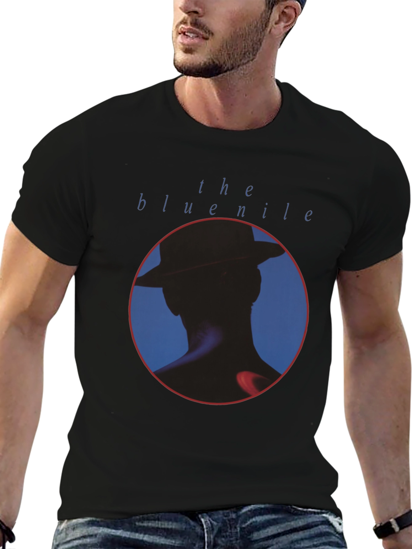The Blue Nile Album Cover Black T-Shirt - 6
