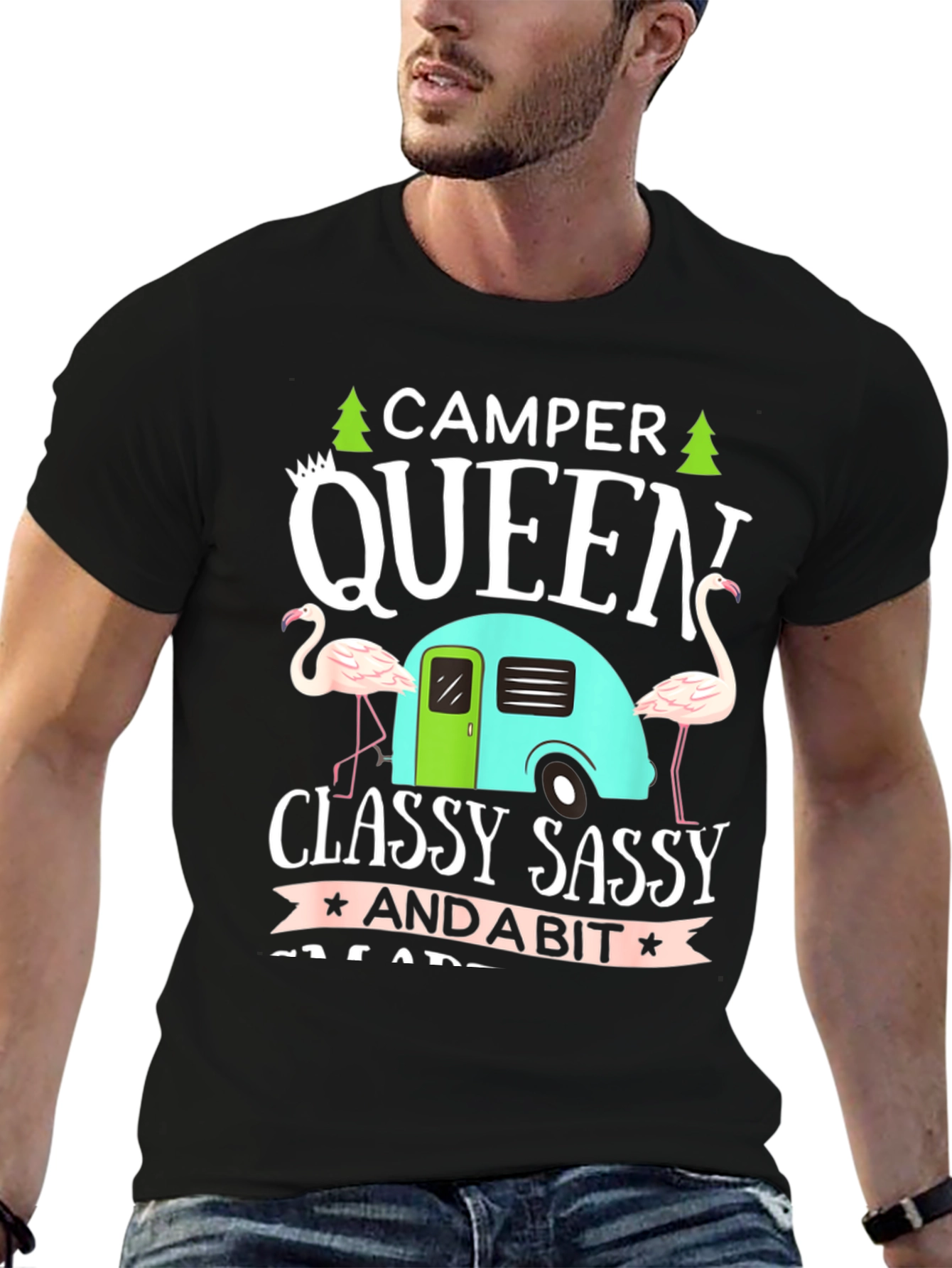 Camper Queen T-Shirt - Classy Sassy Graphic Tee - 6