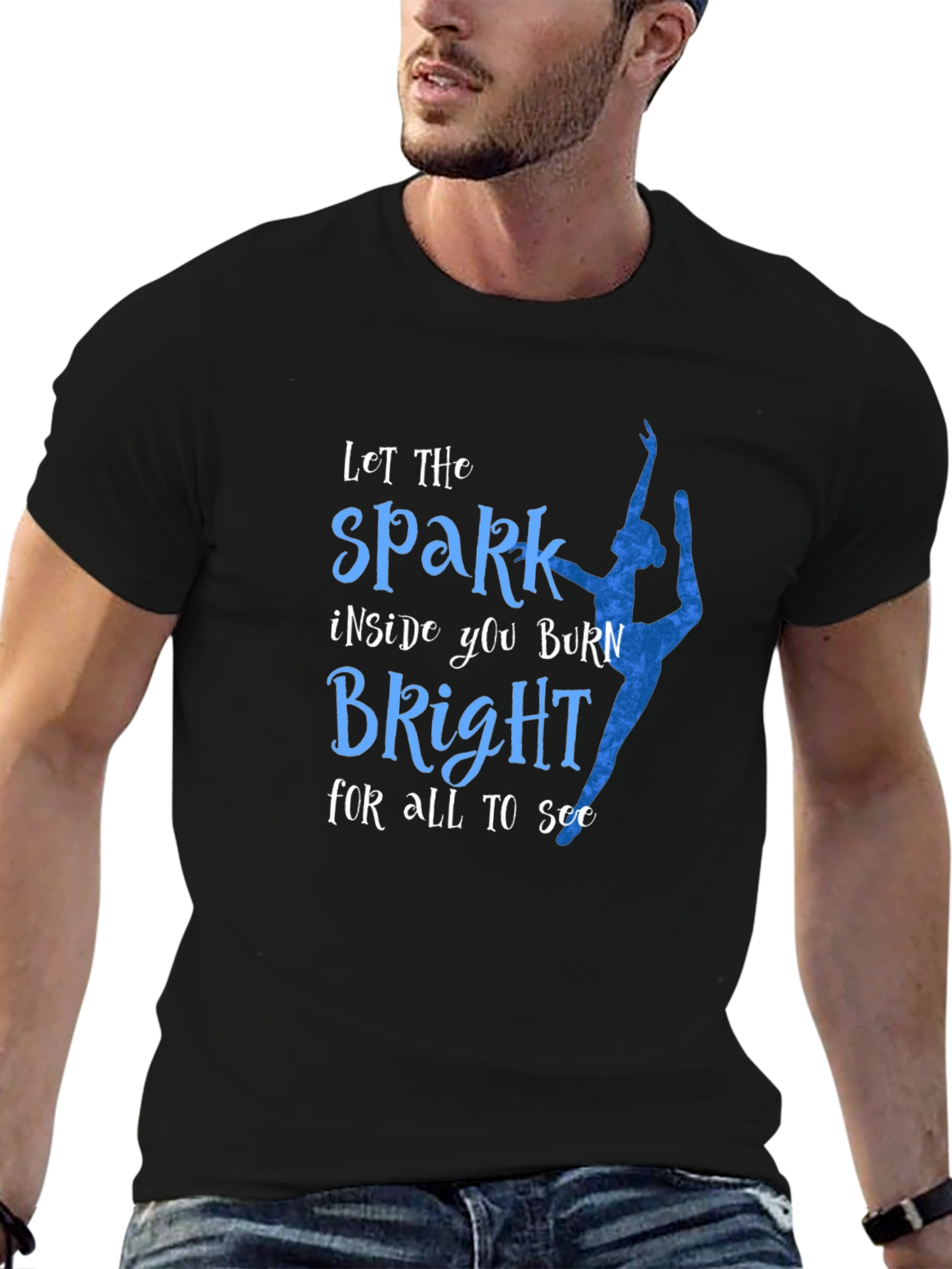 Black Spark Inside You Burn Bright T-Shirt view 6