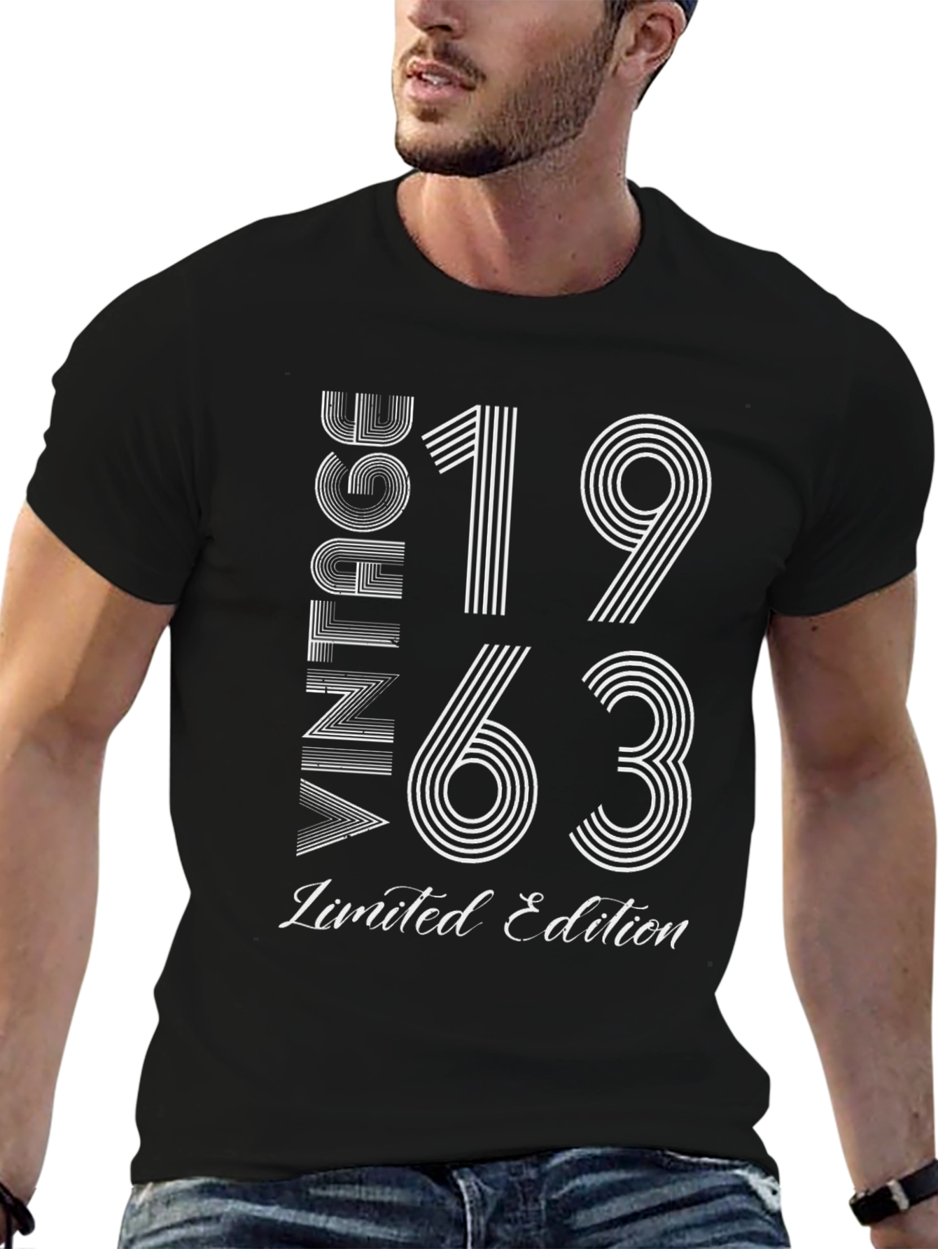 Black Vintage 1963 Limited Edition Graphic T-Shirt view 6