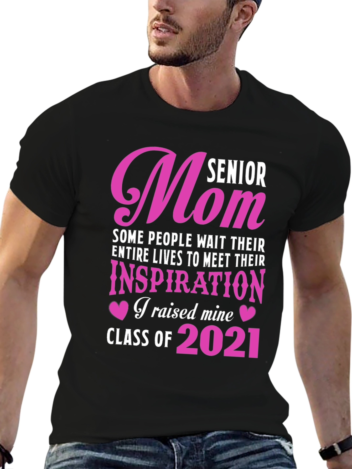 Senior Mom Class of 2021 T-Shirt - 6